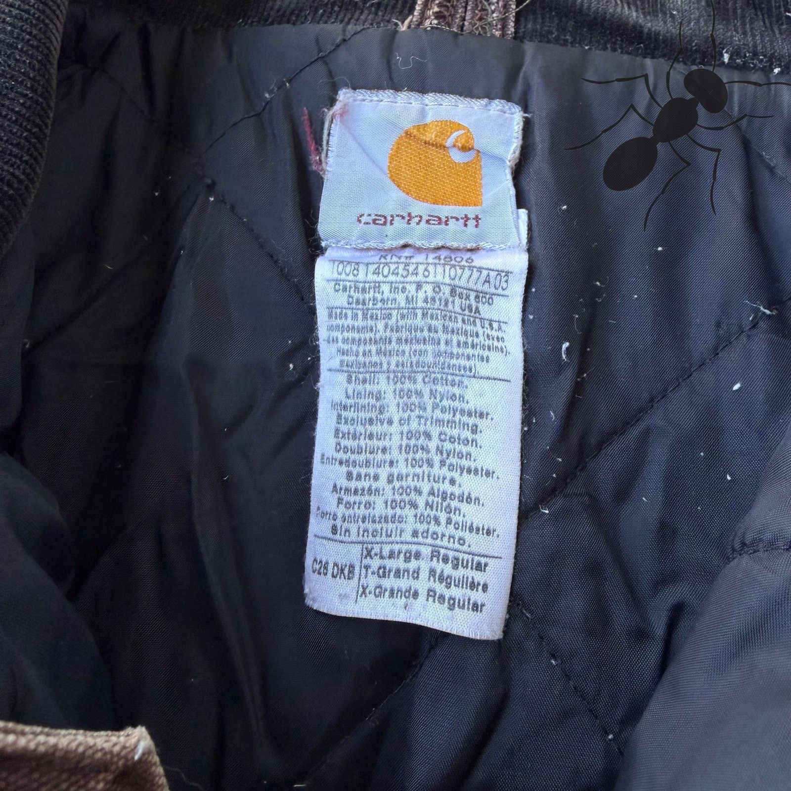 Carhartt × Vintage Vintage Y2K Carhartt C26 DKB brown chore coat work jacket Size US XL / EU 56 / 4 - 4 Thumbnail