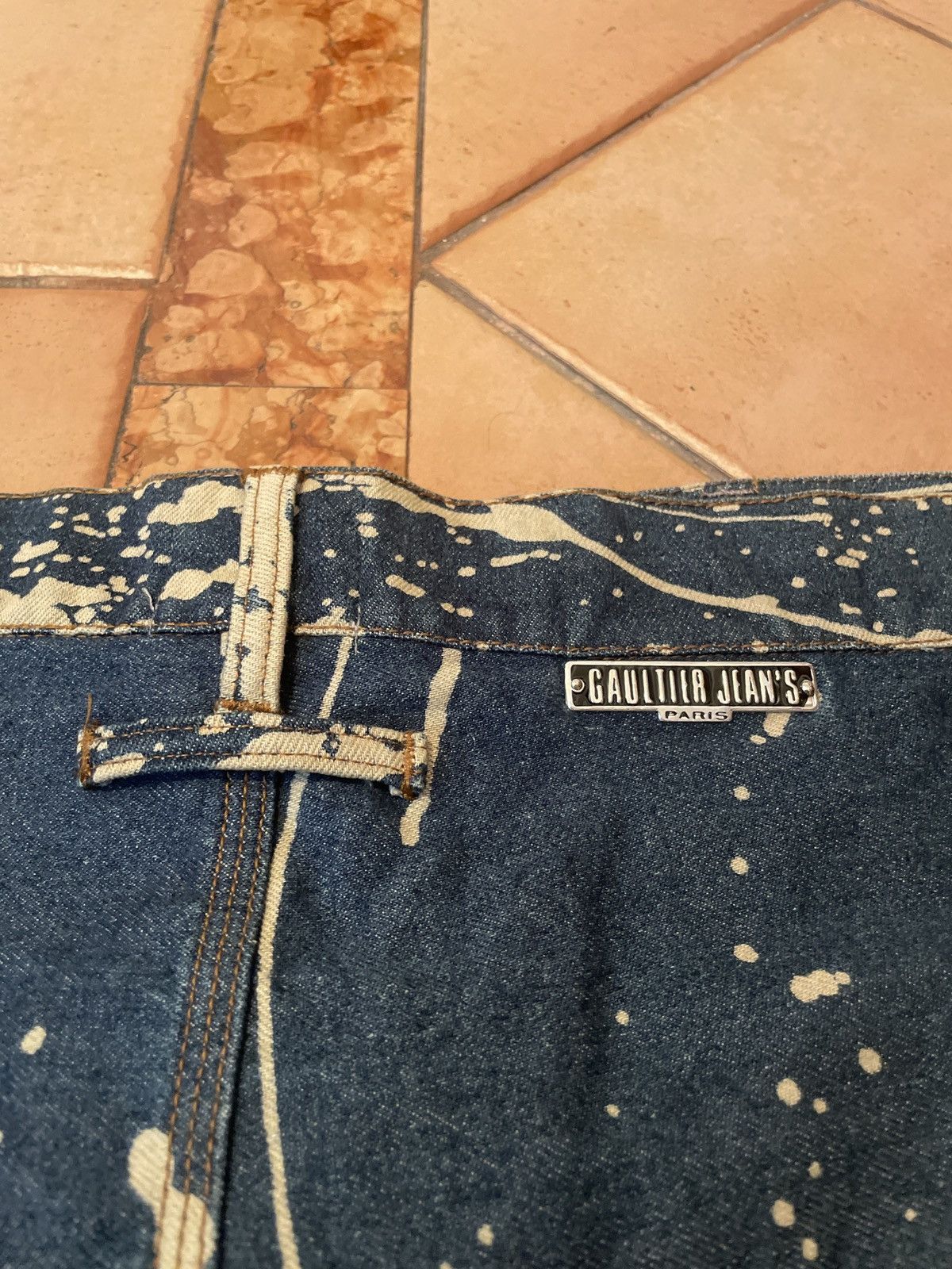 Jean Paul Gaultier Jean Paul Gaultier vintage bleach runaway denim overall L Size US 36 / EU 52 - 3 Thumbnail