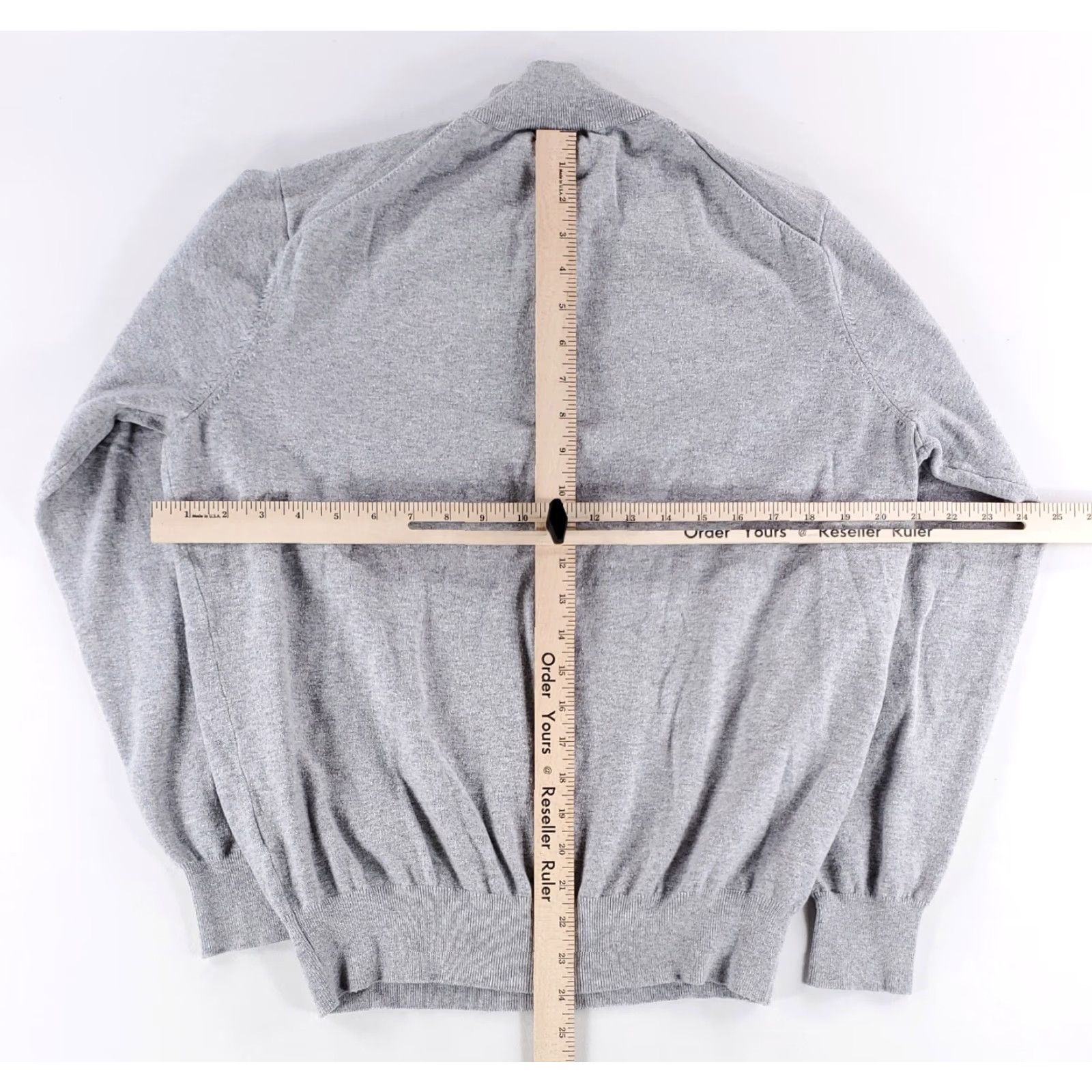 Peter Millar Peter Millar Crown Soft 1/4 Zip Sweater Pullover Light Gray Mens M Size US M / EU 48-50 / 2 - 4 Thumbnail