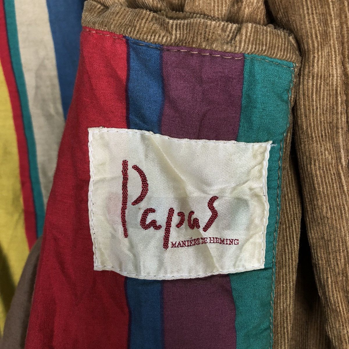 Japanese Brand 🔥Vintage Leather Jacket Rare Papas Issey Miyake Japan Size US M / EU 48-50 / 2 - 17 Thumbnail