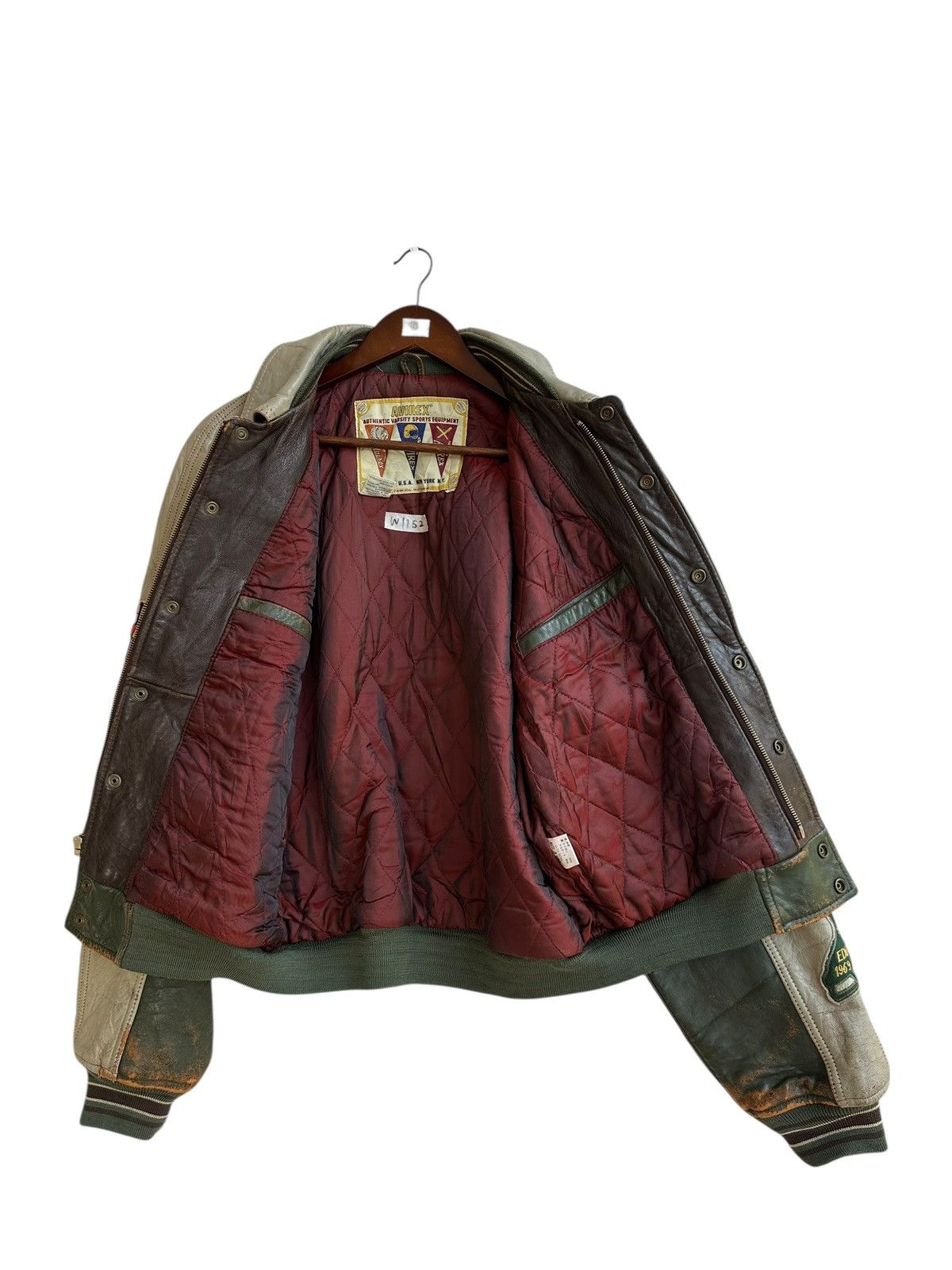 Avirex Vintage Varsity Avirex Leather Jacket Size US S / EU 44-46 / 1 - 17 Thumbnail
