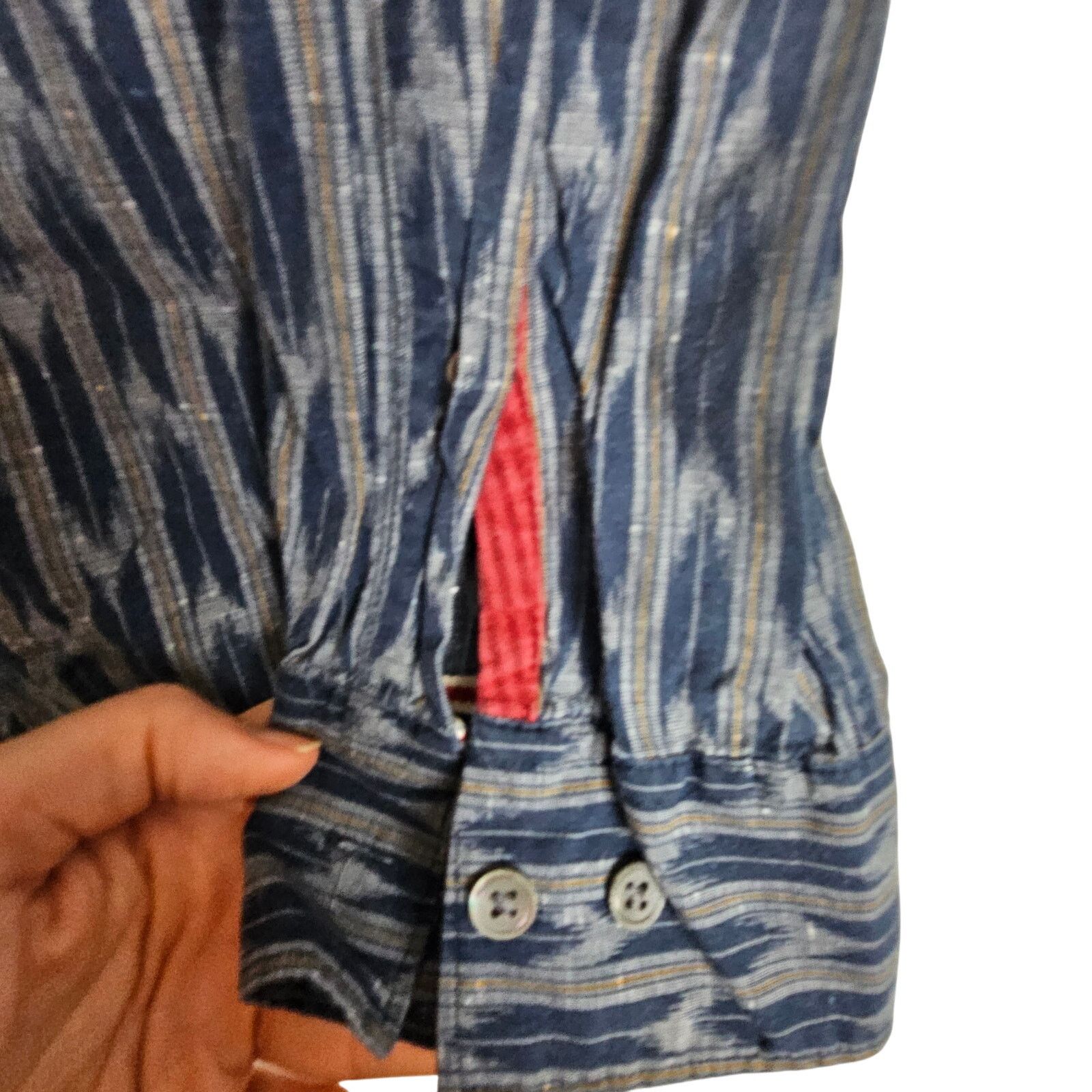 Banana Republic Banana Republic Heritage Mens Geometric Shirt Sz L Grant Fit Size US L / EU 52-54 / 3 - 4 Thumbnail