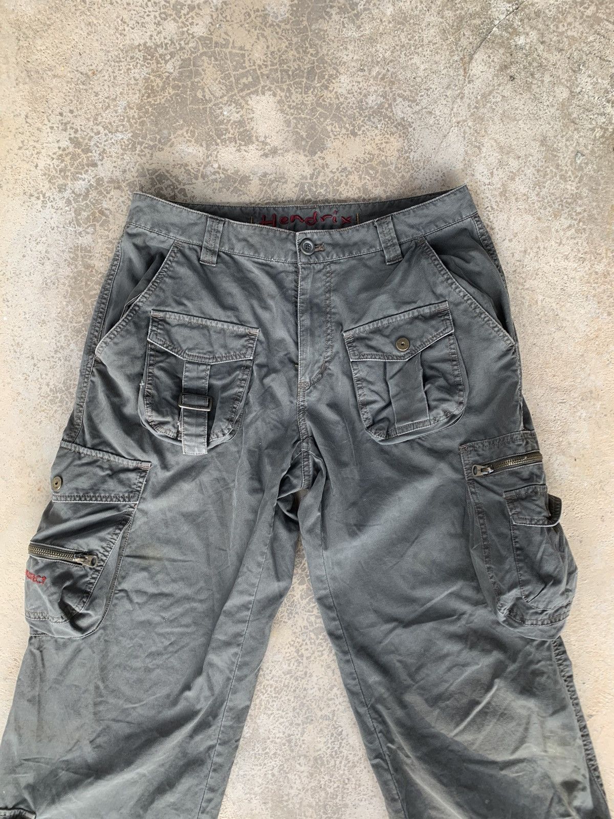 Japanese Brand Hendrix Multipocket Cargo Pants Size US 32 / EU 48 - 13 Thumbnail