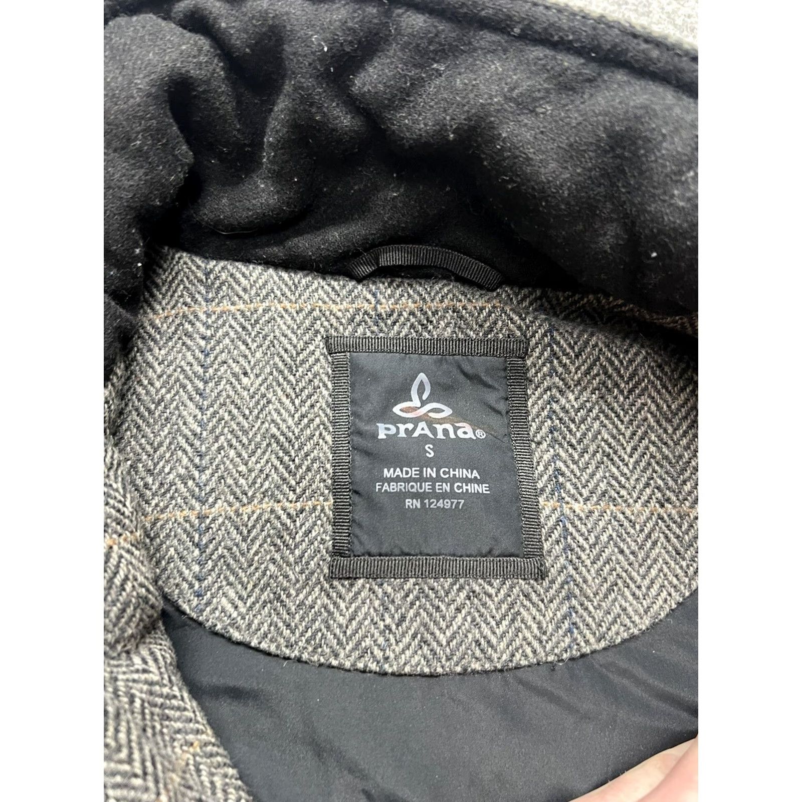 Prana VINTAGE Prana Jacket Womens S Puffer Full Zip Up Coat Outdoors Gray Black Size S / US 4 / IT 40 - 7 Thumbnail