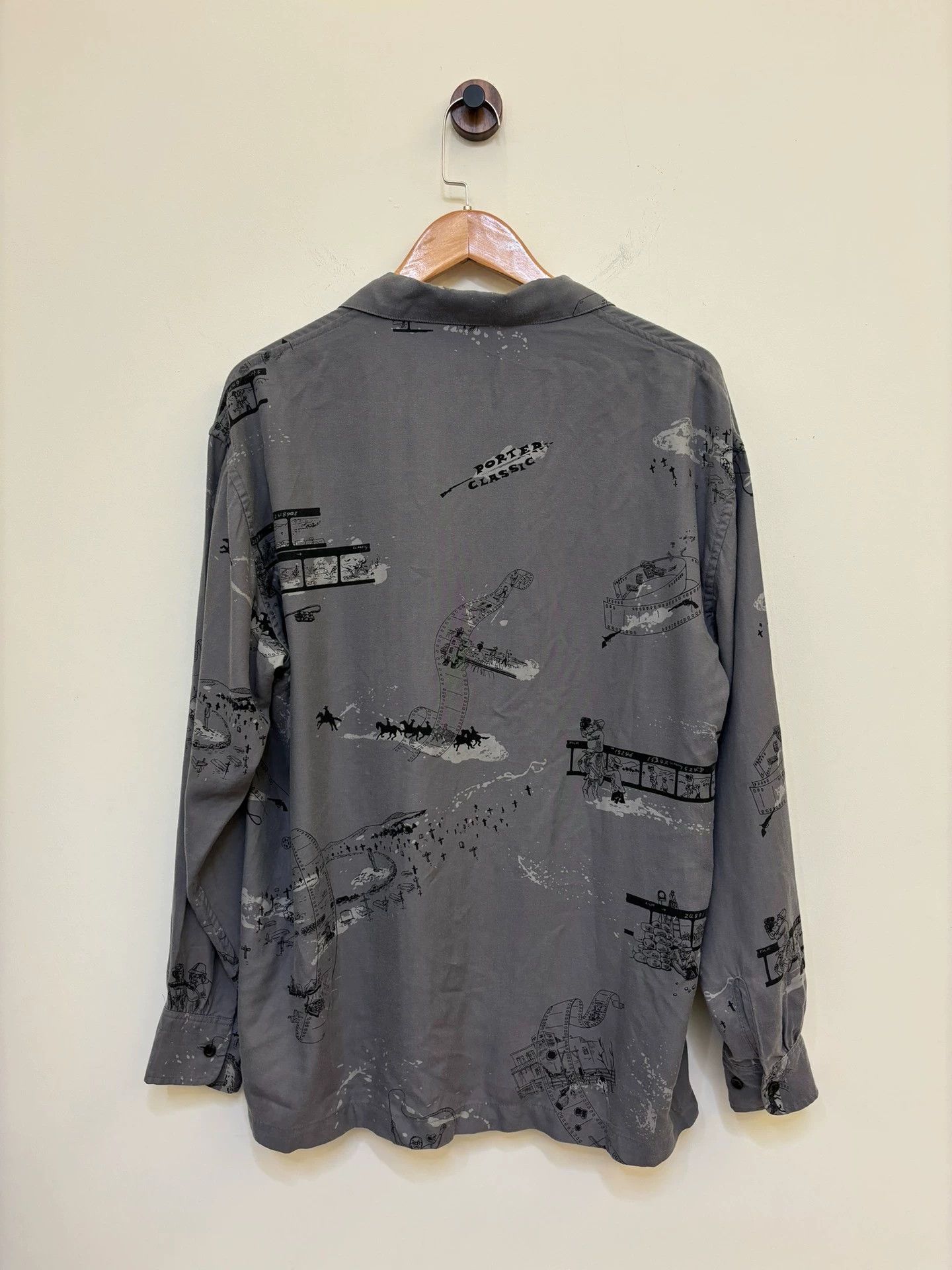Porter Porter Classic LS Printed Oversized Shirt L Worn Size US L / EU 52-54 / 3 - 9 Thumbnail