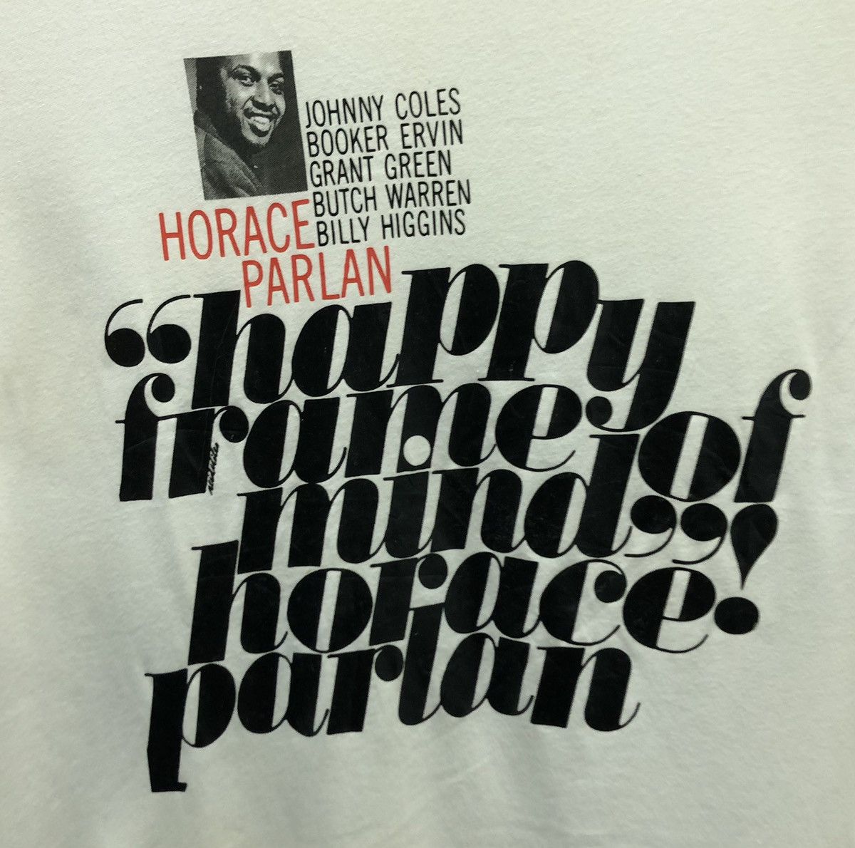 Uniqlo Uniqlo Jazz 100 Horace Parlan Happy Frame Of Mind T-Shirt Size US L / EU 52-54 / 3 - 3 Thumbnail
