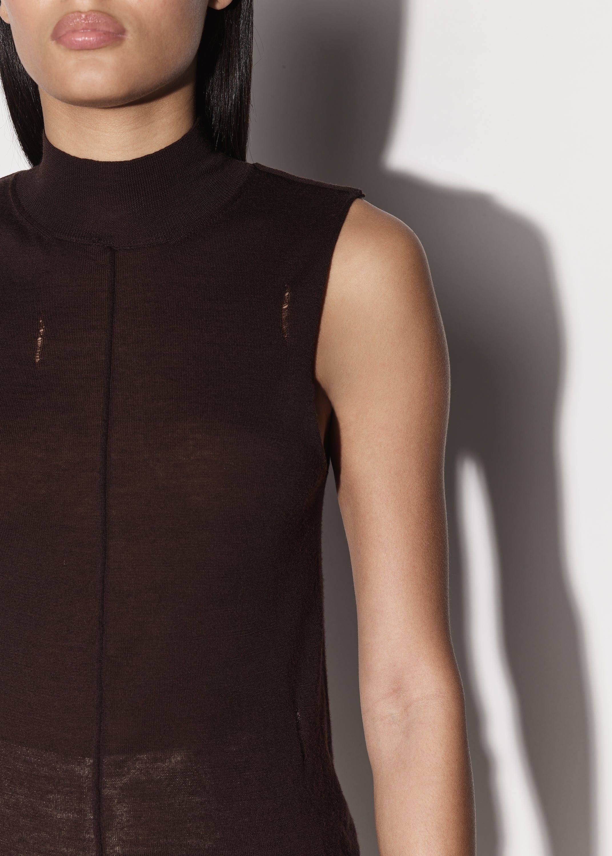 Amiri o1y0425 Tank Top in Chocolate Brown Size S / US 4 / IT 40 - 6 Thumbnail