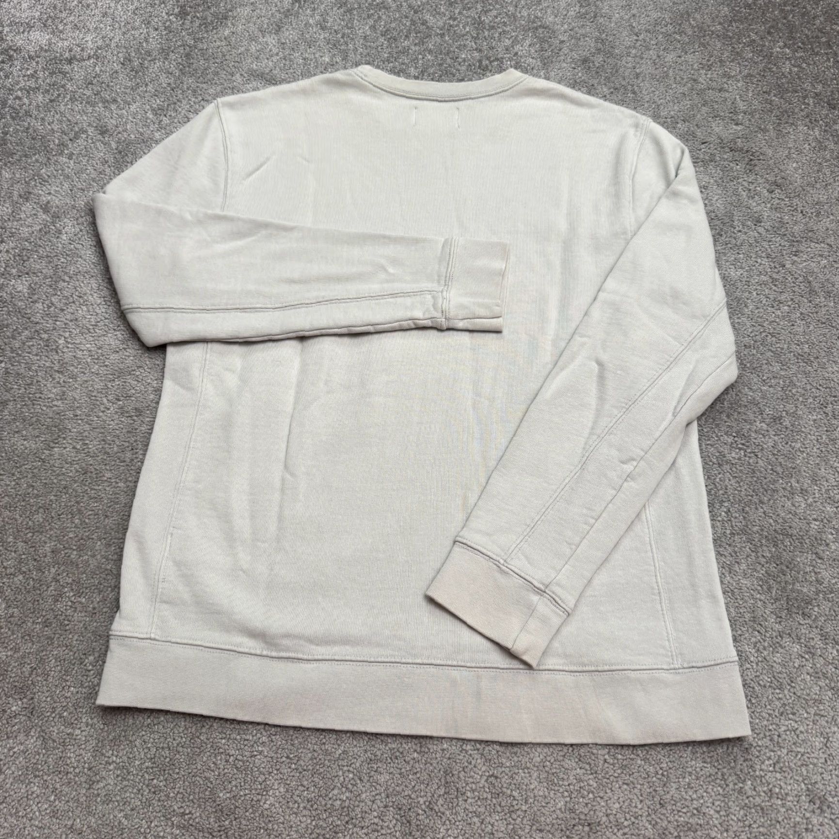 Topman Topman Premium Pullover Sweatshirt Mens Small Light Gray Crew Neck Cotton Casual Size US S / EU 44-46 / 1 - 2 Thumbnail