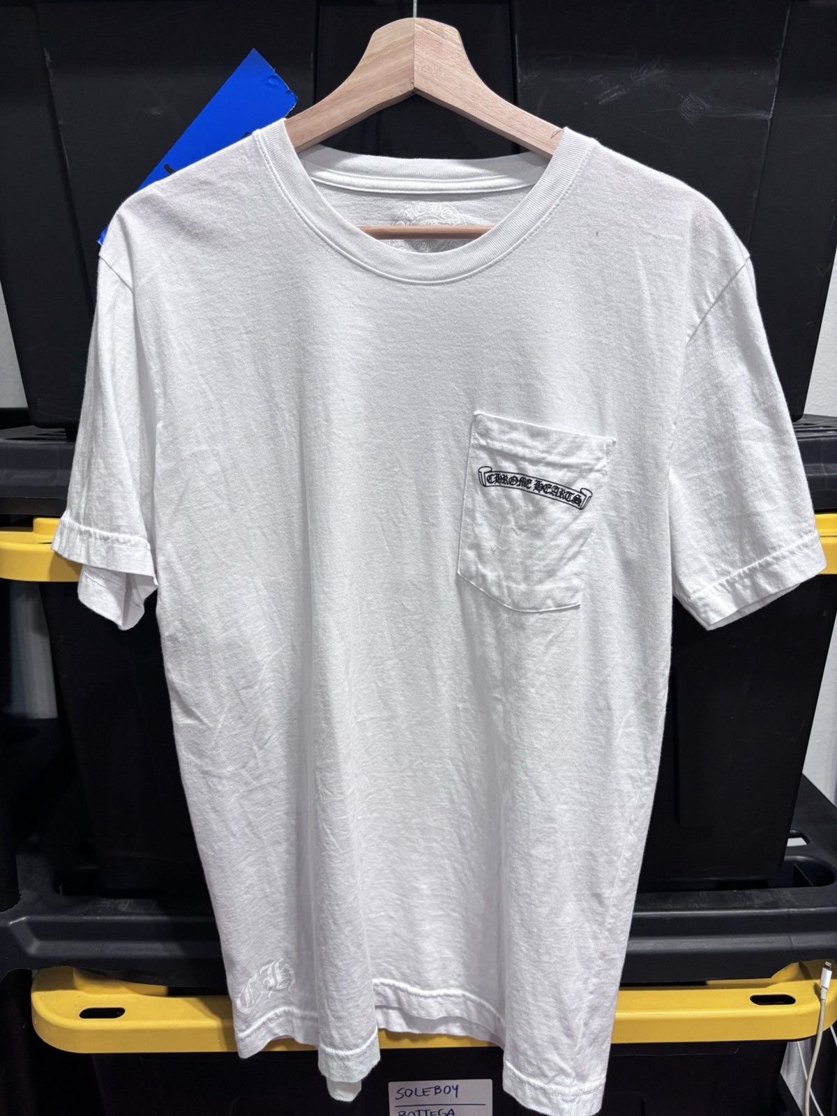 Chrome Hearts Chrome Hearts Scroll Logo White Tee Size US M / EU 48-50 / 2 - 1 Thumbnail