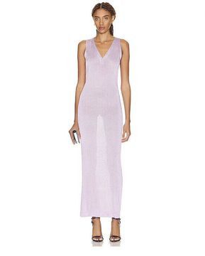 image of Tom Ford O1Loc1C0324 Ack351 Long Dress In Purple, Women's (Size XS)