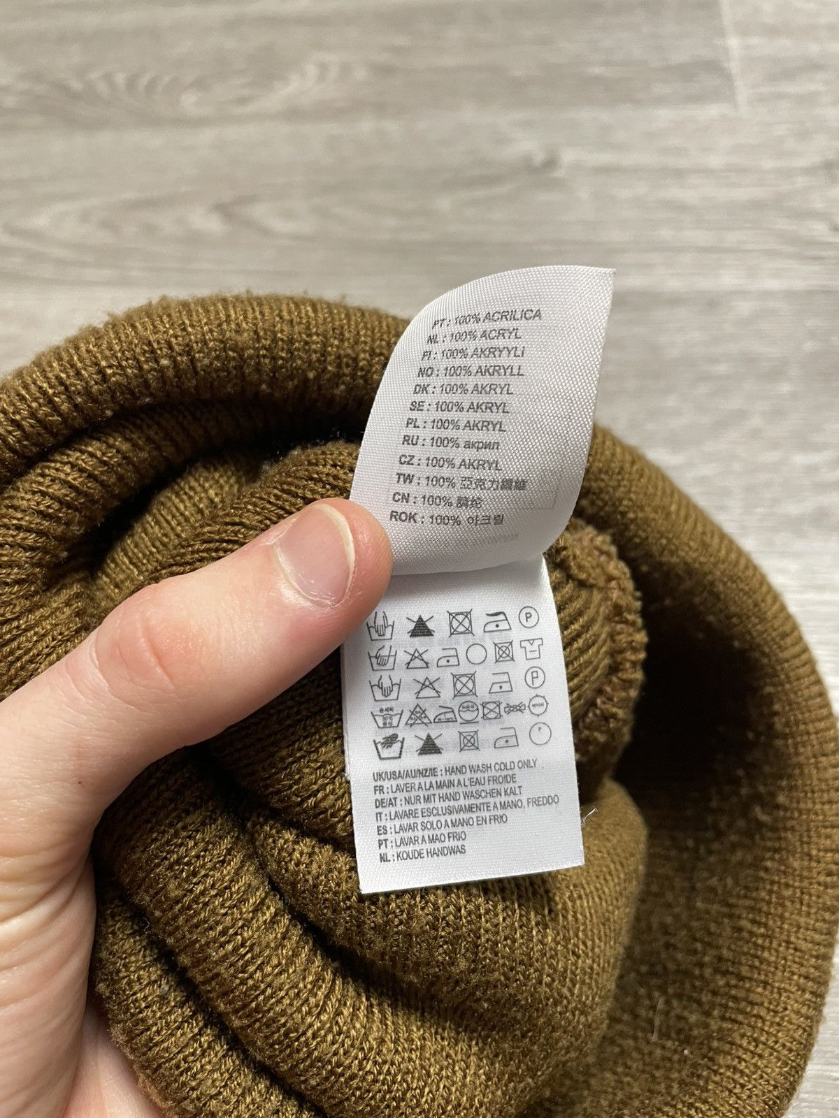 Carhartt Vintage Carhartt Brown Arcylic Watch Hat Beanie Size ONE SIZE - 10 Thumbnail