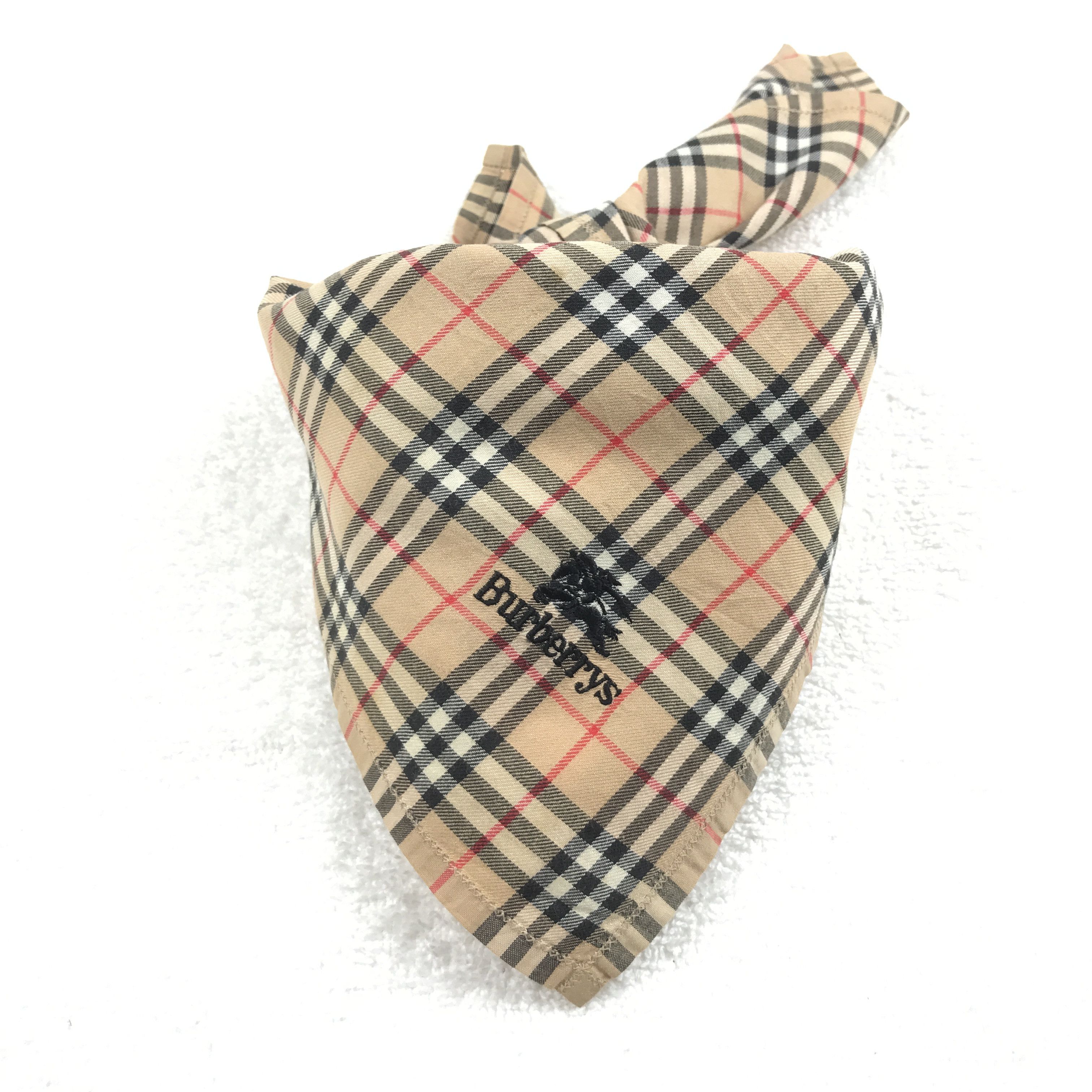 Burberry × Vintage Vintage Burberry Nova Check Bandana Neckerchief Handkerchief Size ONE SIZE - 4 Thumbnail