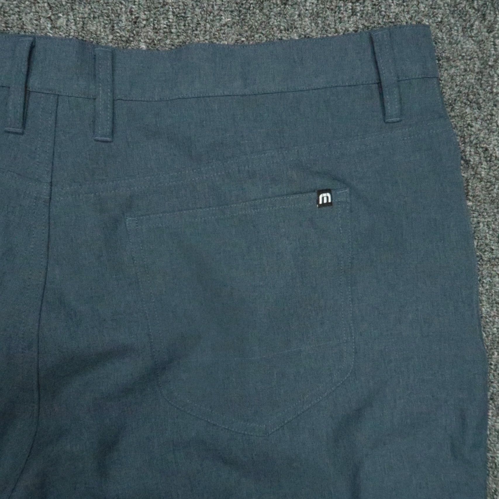 TravisMathew Travis Mathew Pants Mens 40x32 Blue Open To Close 2.0 Chino Trouser 5 Pocket Size US 40 / EU 56 - 7 Thumbnail