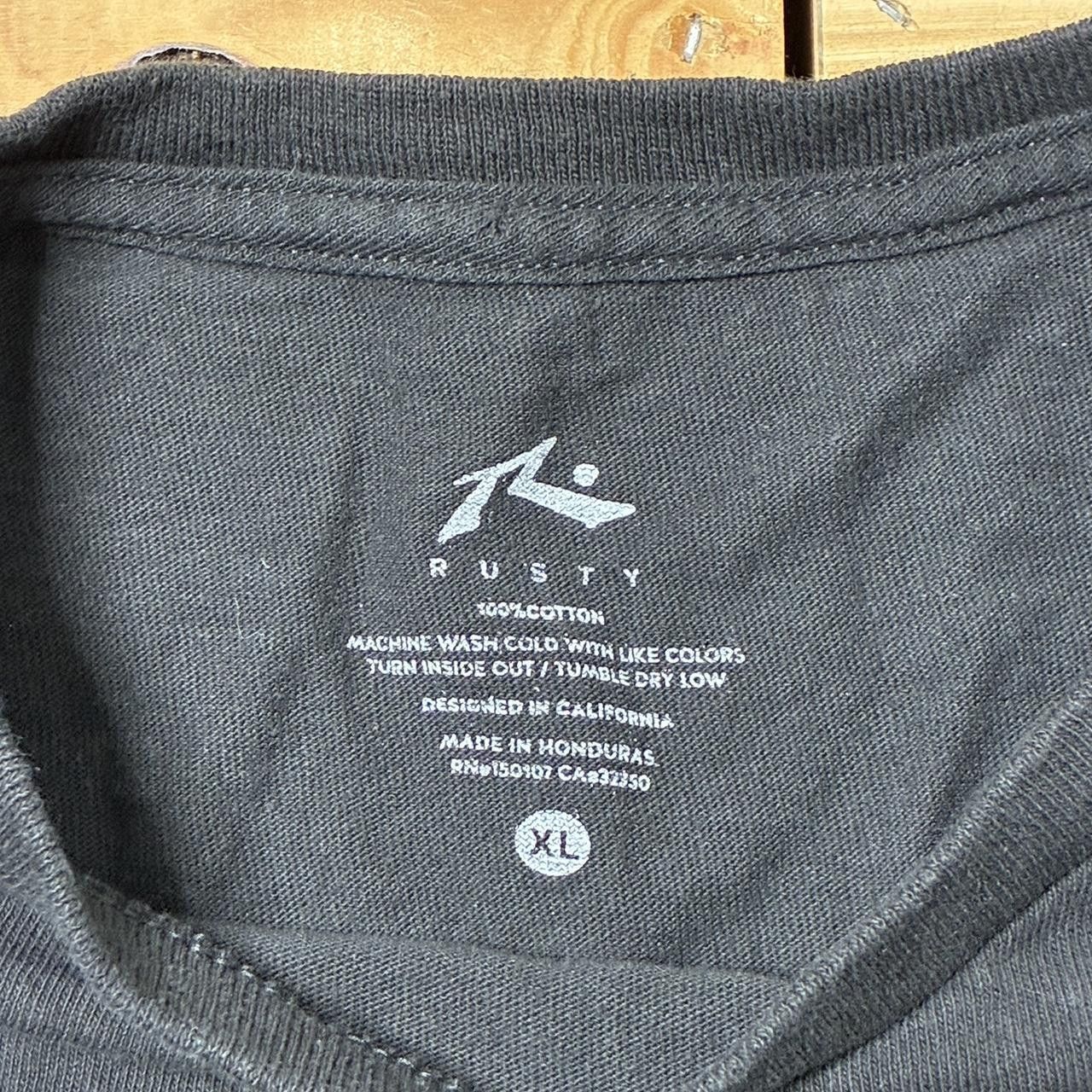 Rusty Rusty Surfboards Black Y2K Surf Tee Size XL Size US XL / EU 56 / 4 - 3 Thumbnail