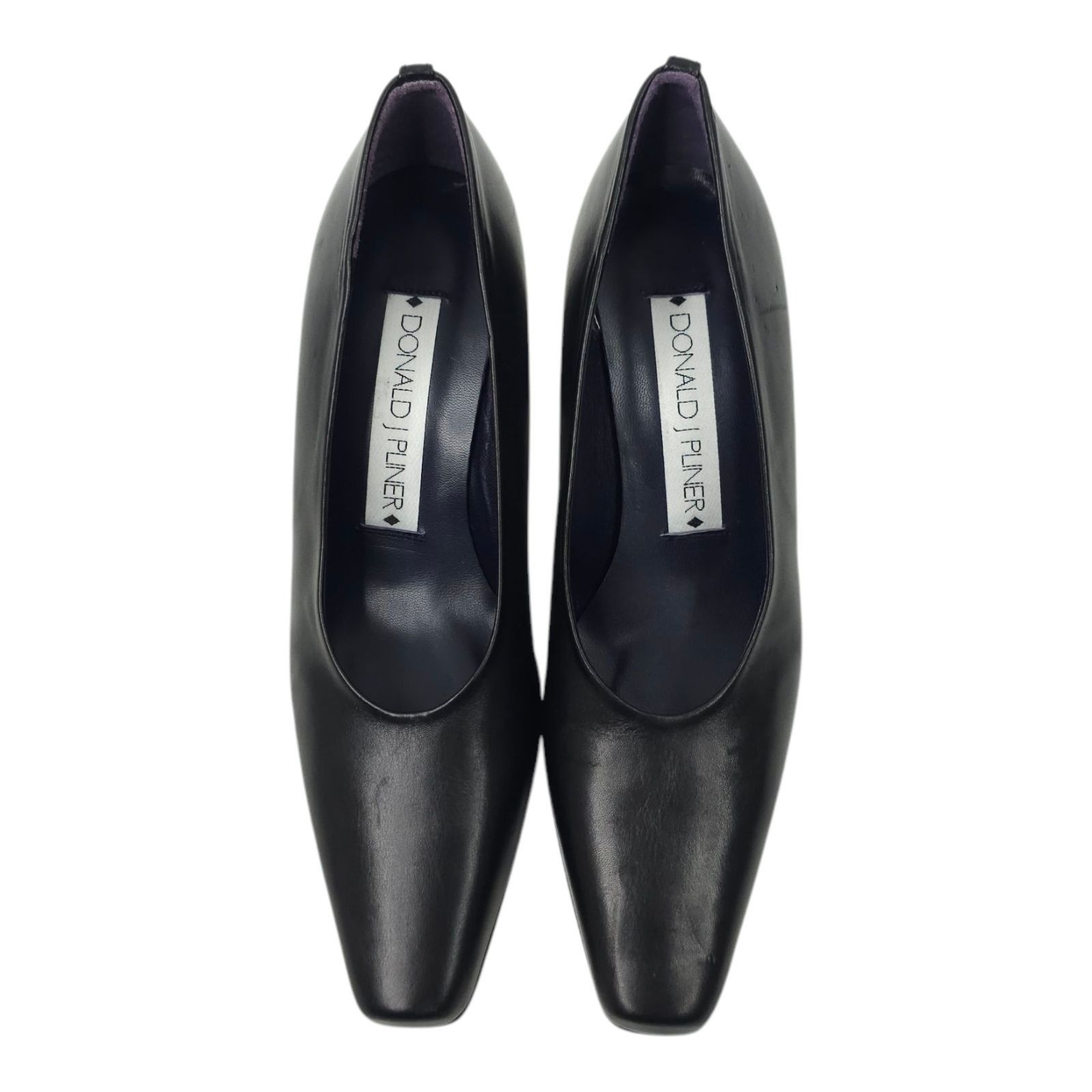 Donald Pliner Donald J Pliner Latara Leather Heels Womens 6.5 M Black Pump Size US 6.5 / IT 36.5 - 5 Thumbnail