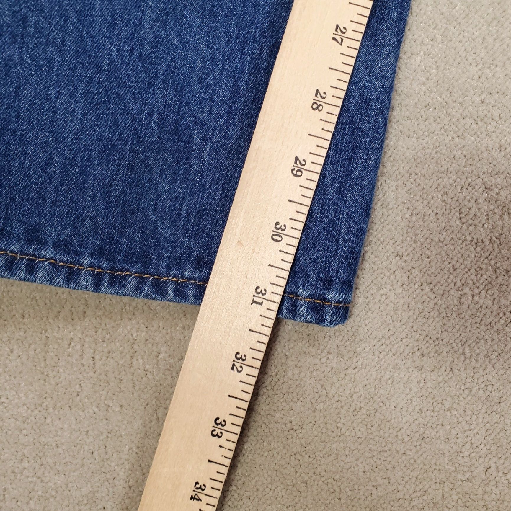 Levi's Levi's Jeans 501 Straight Men's 36x31 Blue Denim Dark Wash Regular Fit Pants Size US 36 / EU 52 - 5 Thumbnail