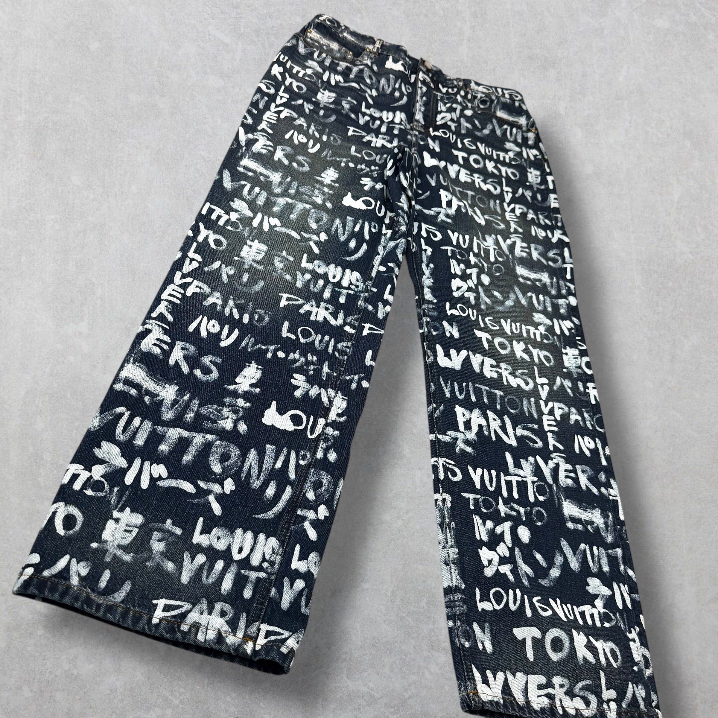 Louis Vuitton Louis Vuitton Denim Skate Pants 34 Size US 34 / EU 50 - 4 Thumbnail