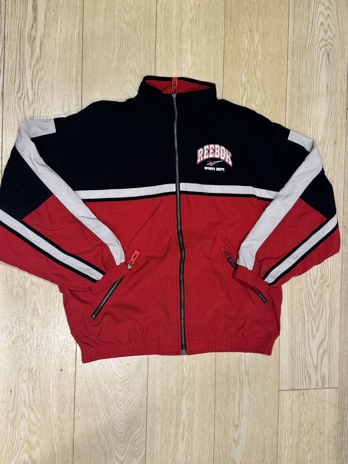 Reebok Reebok Dept Vintage jacket 90’s XL Size US XL / EU 56 / 4 - 1 Thumbnail