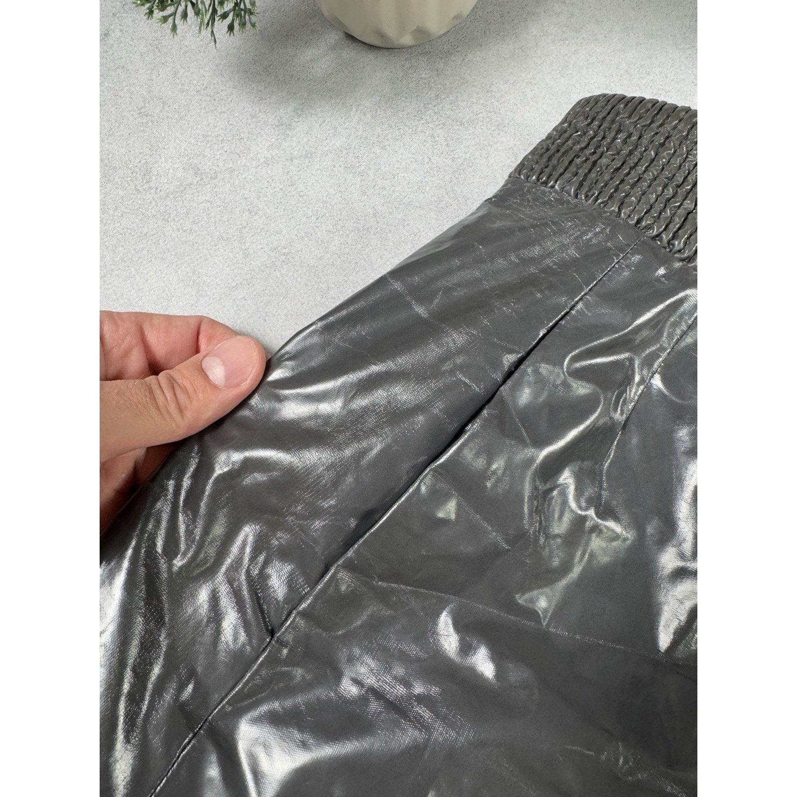 Chloe Vintage Chloe Mini Skirt Grey Size 38 Size 27" / US 4 / IT 40 - 12 Thumbnail