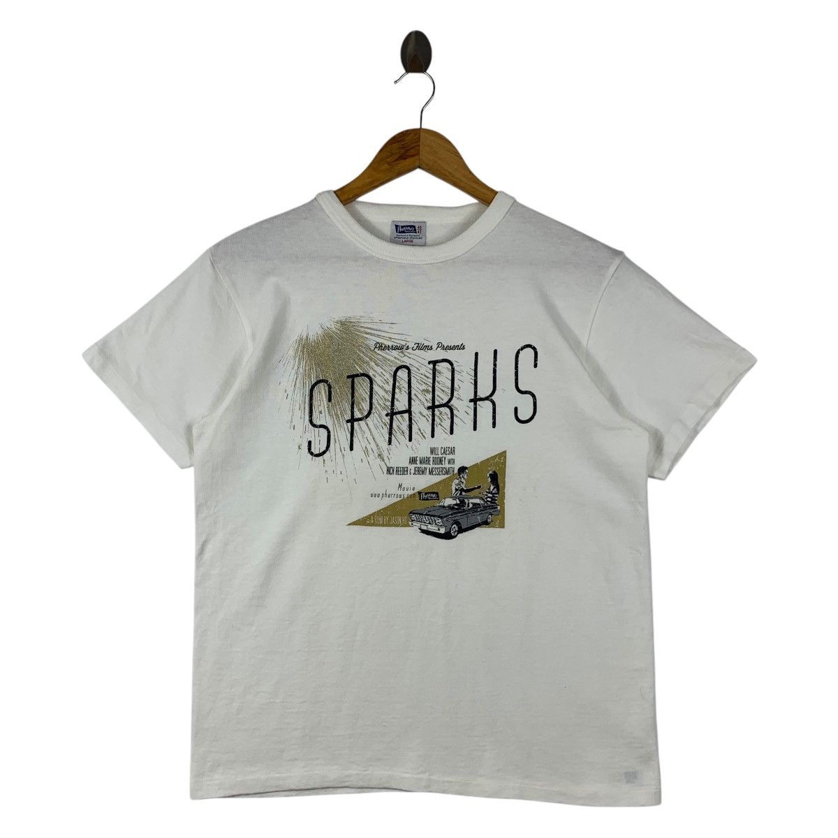 Japanese Brand × Pherrow's Vintage PHERROWS Sparks short film promo poster tee Size US M / EU 48-50 / 2 - 1 Thumbnail