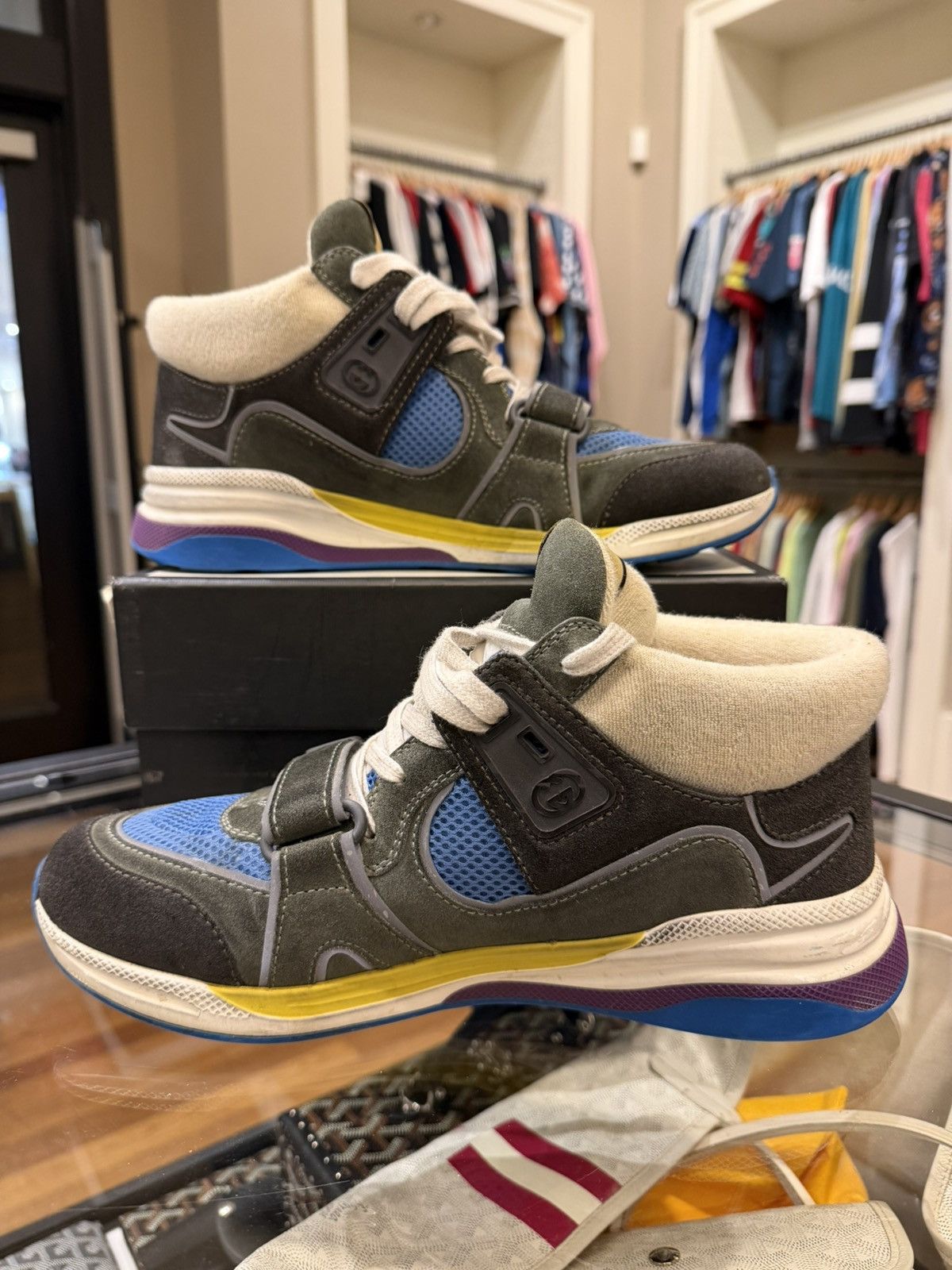 Gucci Gucci Ultrapace Sneakers - Multi Size US 9.5 / EU 42-43 - 2 Thumbnail