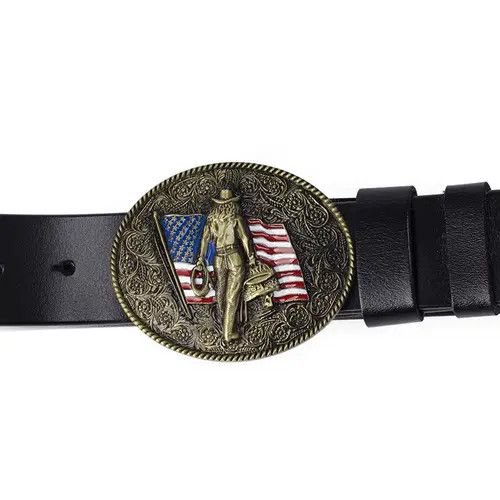 Designer Future Vintage Belt Riveted Belts Menswear Accessories Size ONE SIZE - 3 Thumbnail