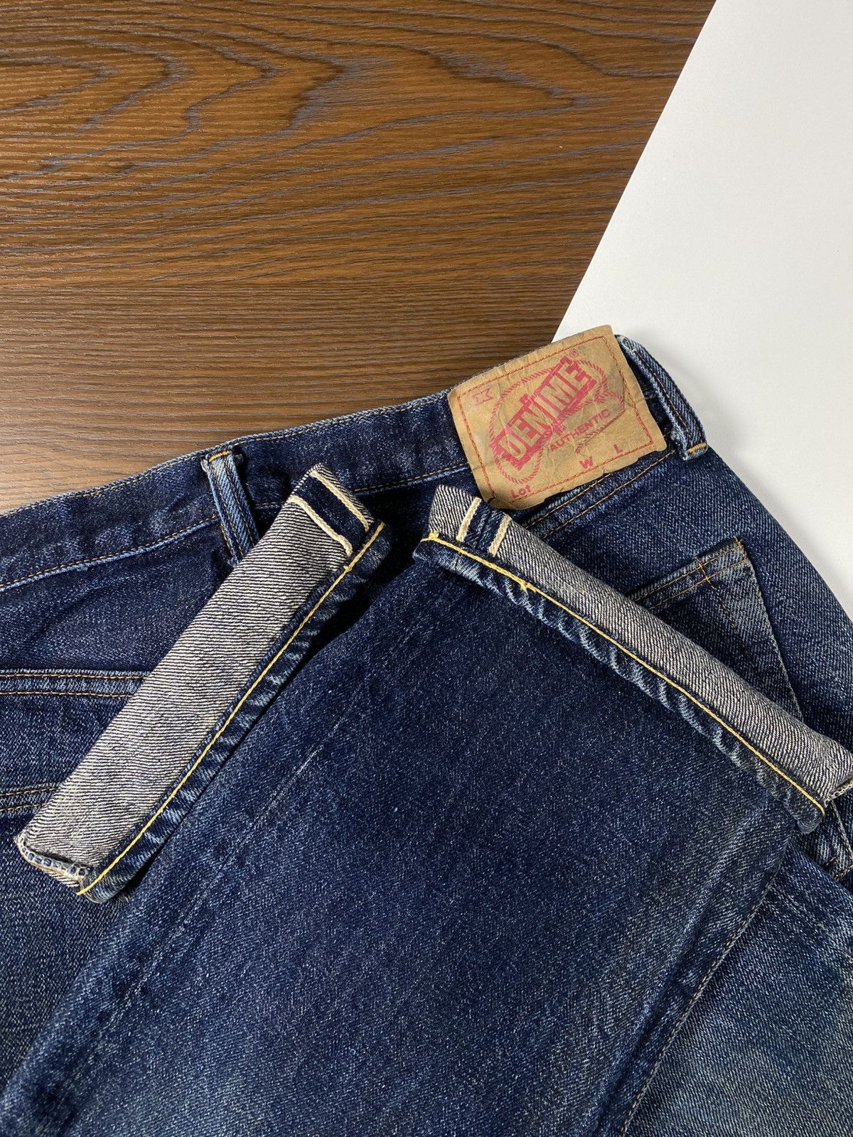 Denime Denime selvedge orange line jeans pants Size US 30 / EU 46 - 1 Thumbnail