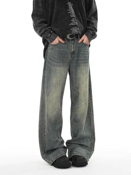 VIBE High street Y2K hip hop baggy wash jeans Size US 32 / EU 48 - 5 Thumbnail