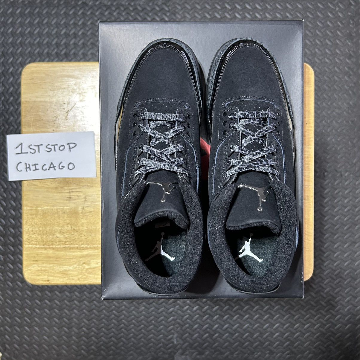 Designer × Jordan Brand × Nike Air Jordan 3 Retro Black Cat 2025 CT8532-001 Men’s 10.5 NEW Size US 10.5 / EU 43-44 - 4 Thumbnail