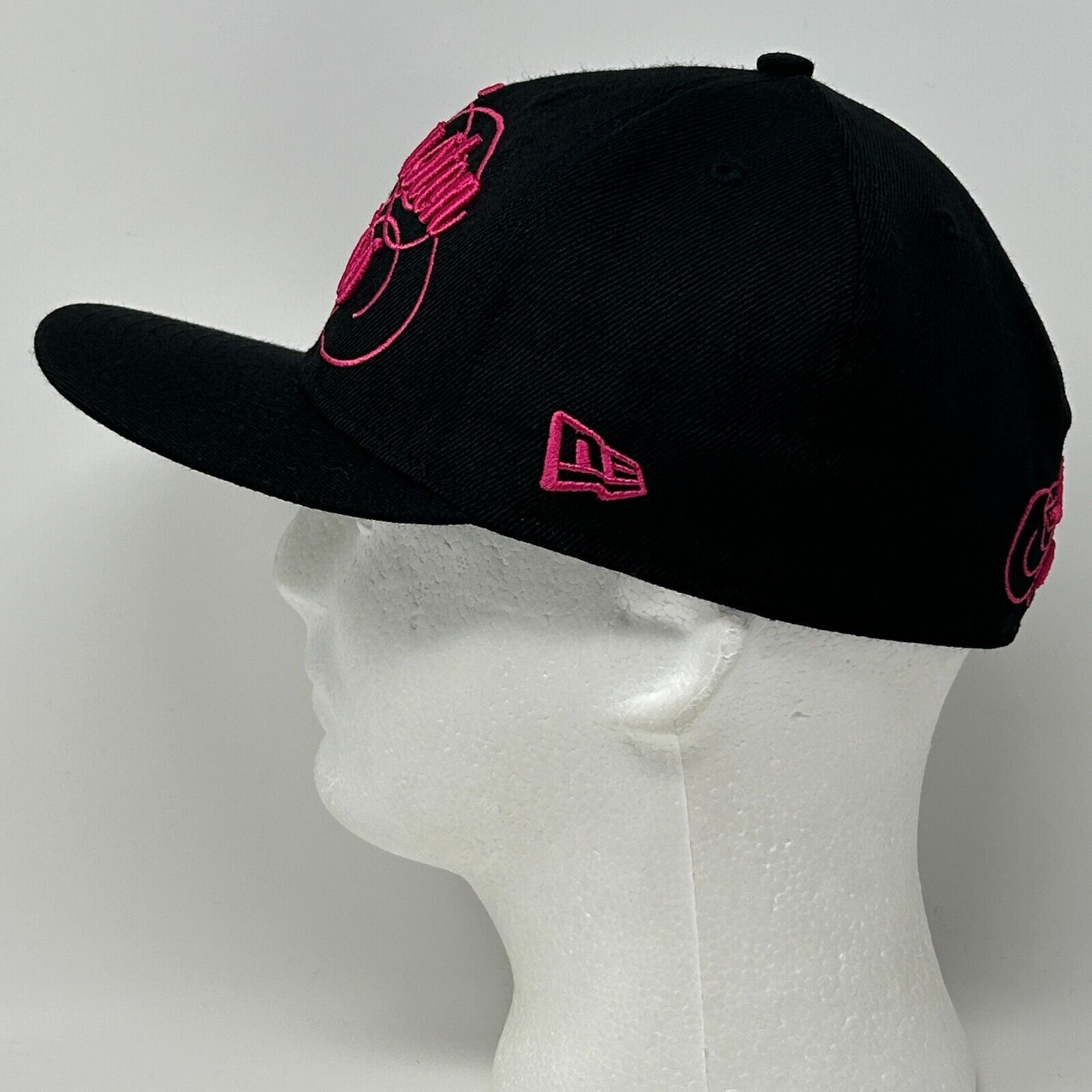 New Era Houston Astros Script Hat Baseball Cap New Era Black 7 1/4 Size ONE SIZE - 6 Thumbnail