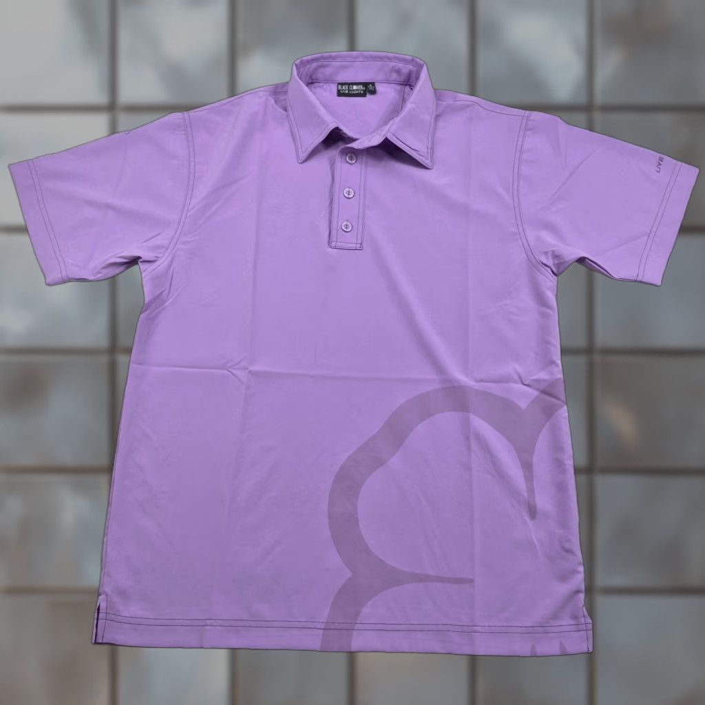 Vintage Black Clover Polo Shirt Mens Small Purple Live Lucky Performance Clover Logo Shirt mens Small Purple Black Clover Polo Shirt Size US S / EU 44-46 / 1 - 1 Thumbnail