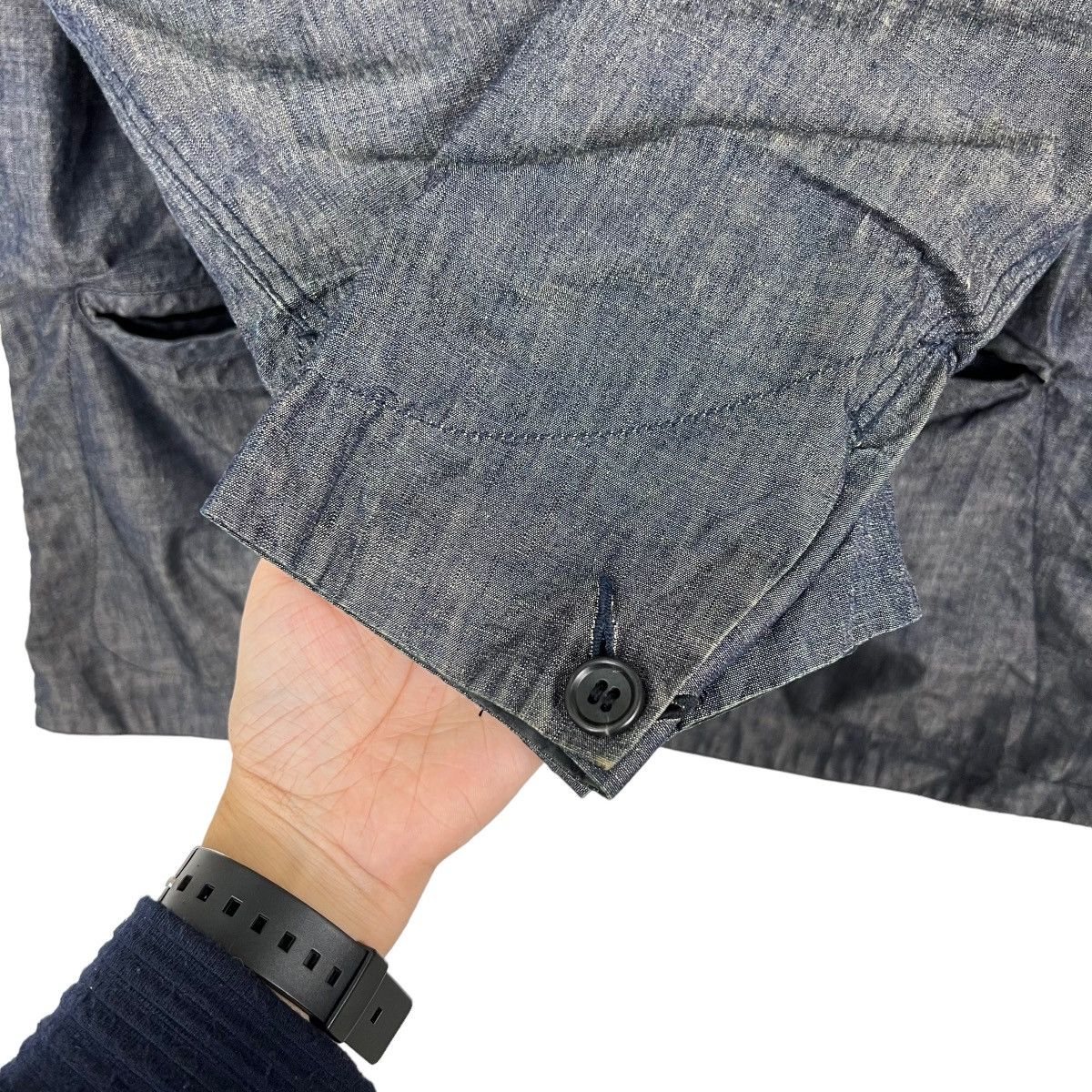Beauty Beast 🔥 MOTEL BEAUTY BEAST REVERSIBLE DENIM CHORE JACKET Size US M / EU 48-50 / 2 - 11 Thumbnail