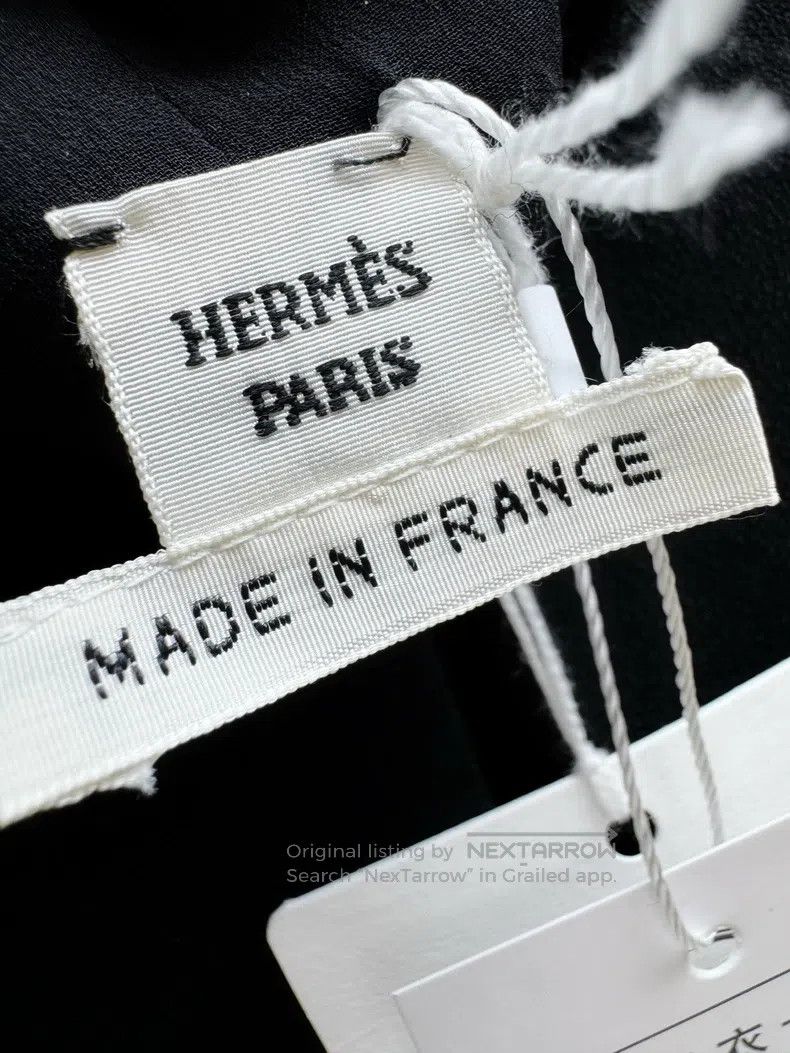 Hermes Hermes Double-layer wool and silk top Size XS / US 0-2 / IT 36-38 - 4 Thumbnail