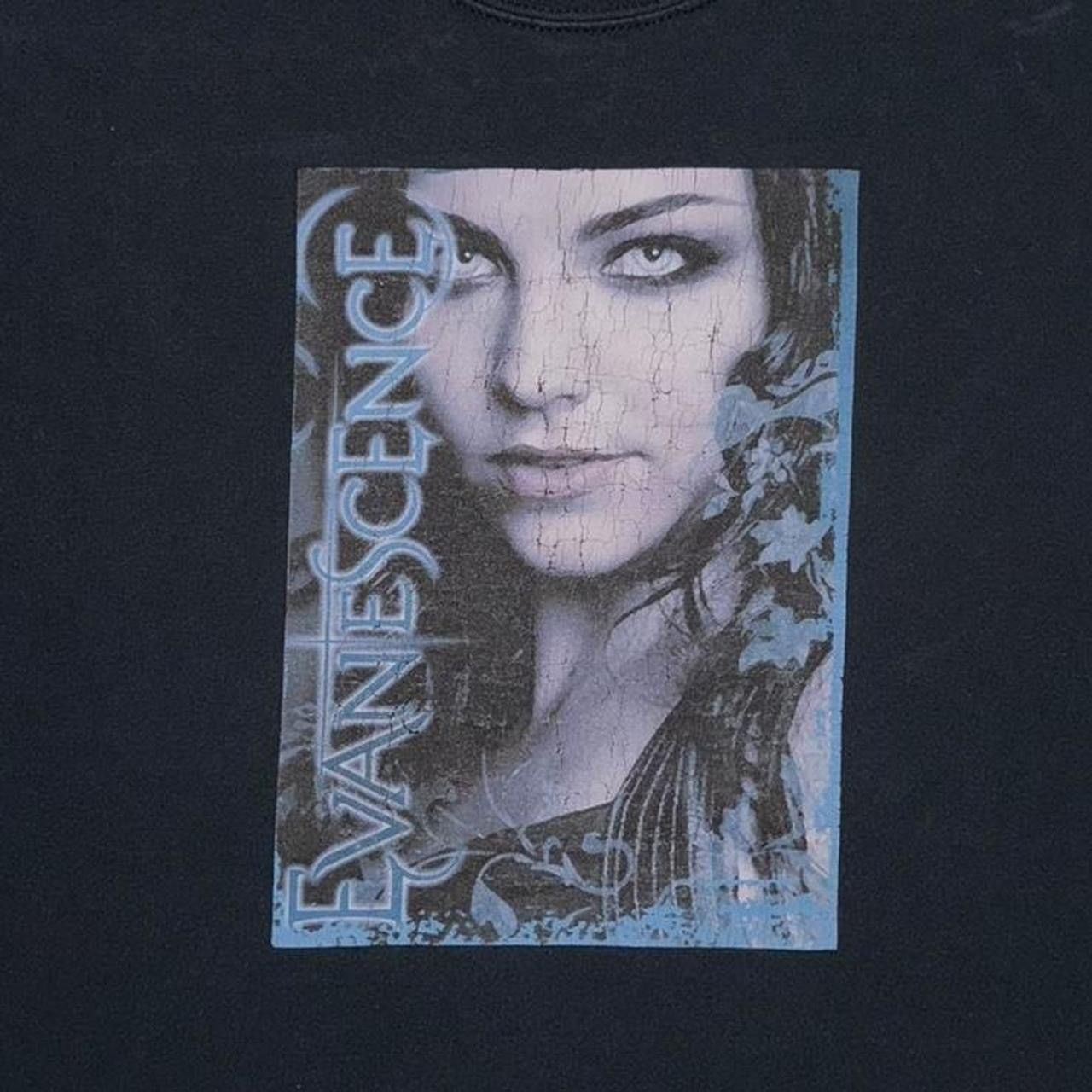Vintage Vintage 2000s Evanescence Nu-Metal Amy Lee Rare Band Tee Size US M / EU 48-50 / 2 - 4 Thumbnail