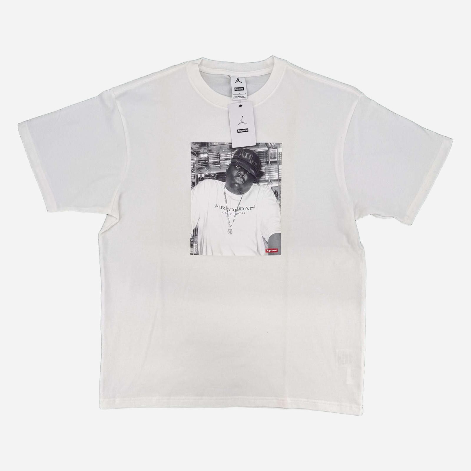 Supreme Supreme Jordan Biggie S/S Top White Size US L / EU 52-54 / 3 - 1 Thumbnail
