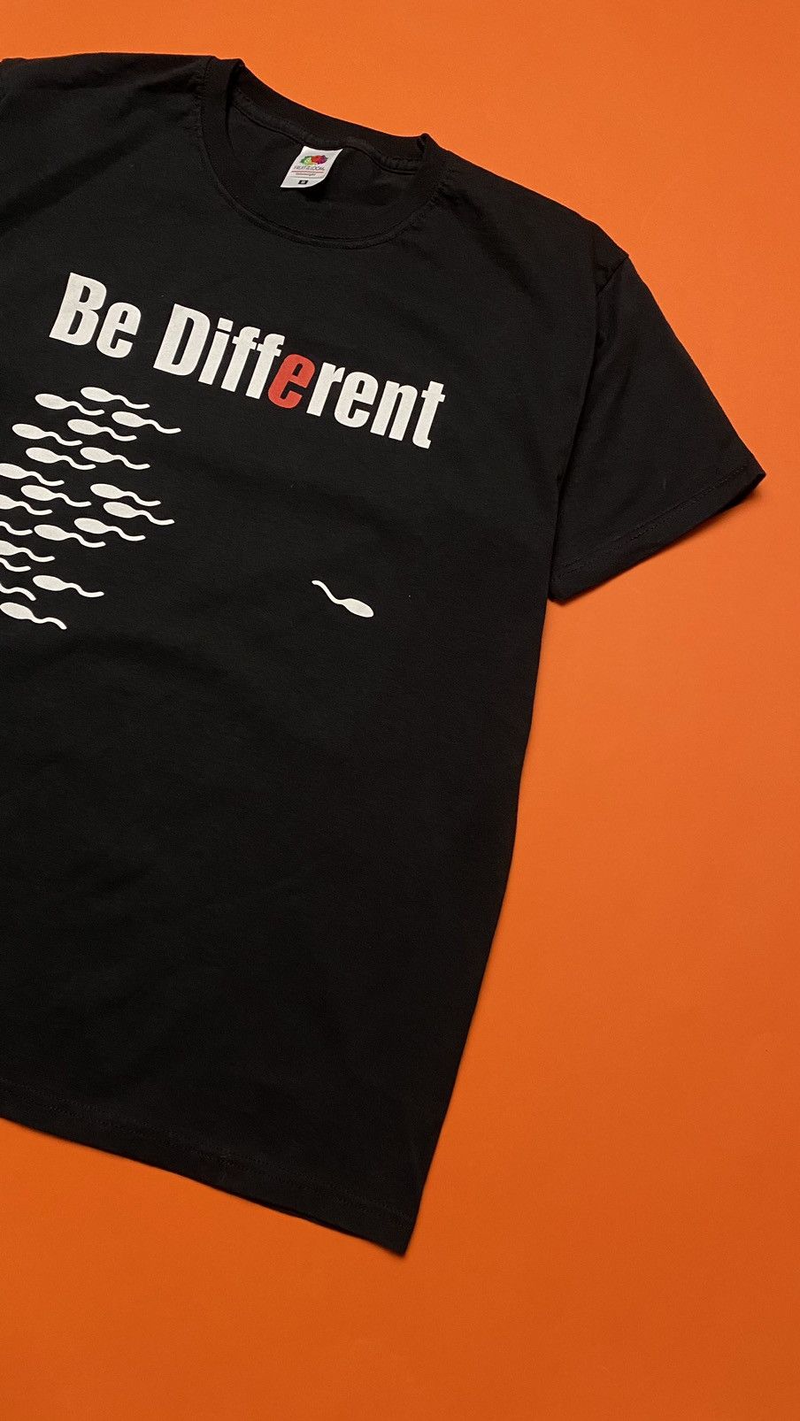 Band Tees Vintage Streetwear Y2k “ BE DIFFERENT “ Humor tee t-shirt Size US M / EU 48-50 / 2 - 2 Thumbnail