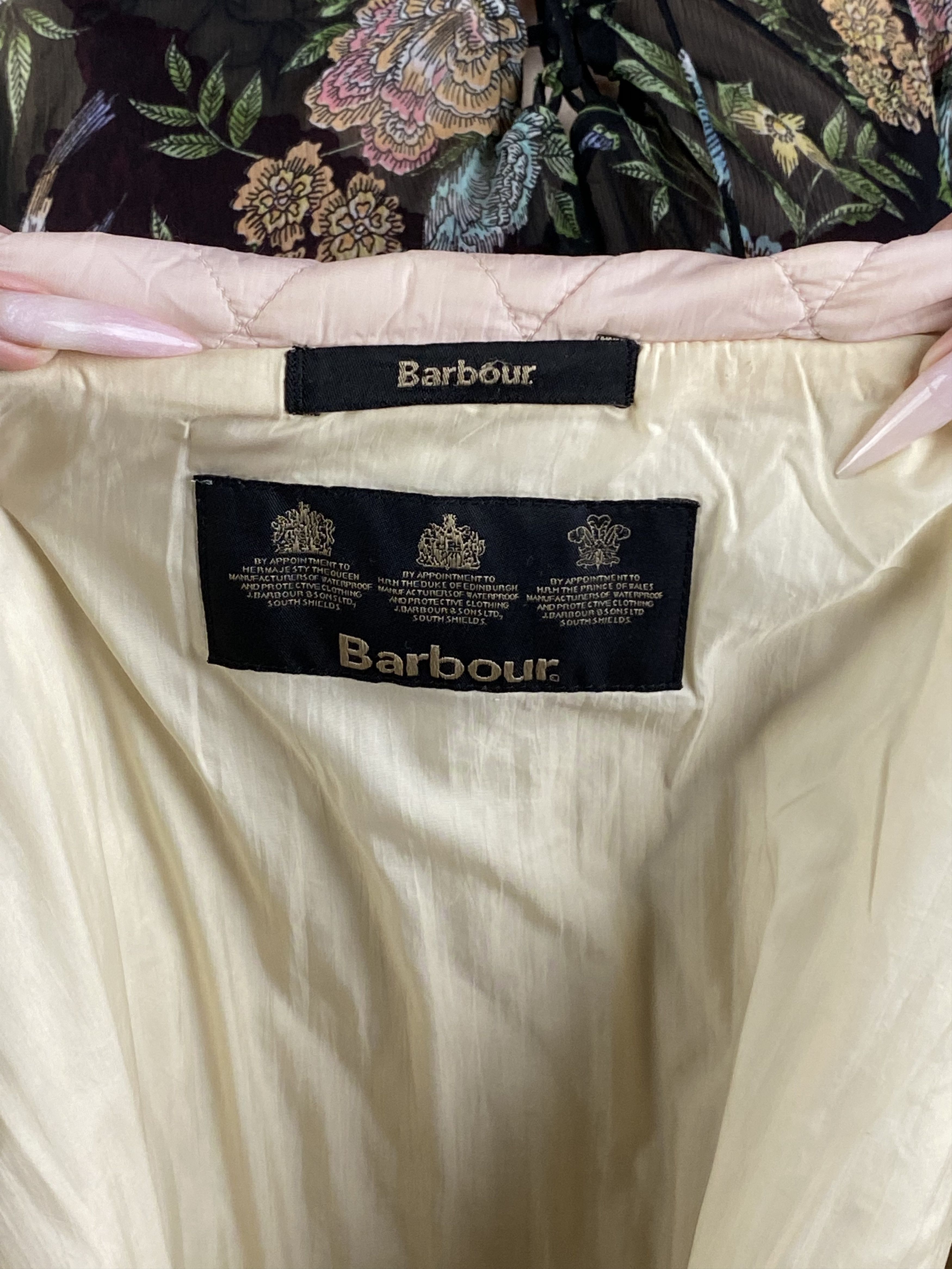 Barbour × Vintage Barbour Vintage Women's Quilted Jacket - L Size L / US 10 / IT 46 - 5 Thumbnail