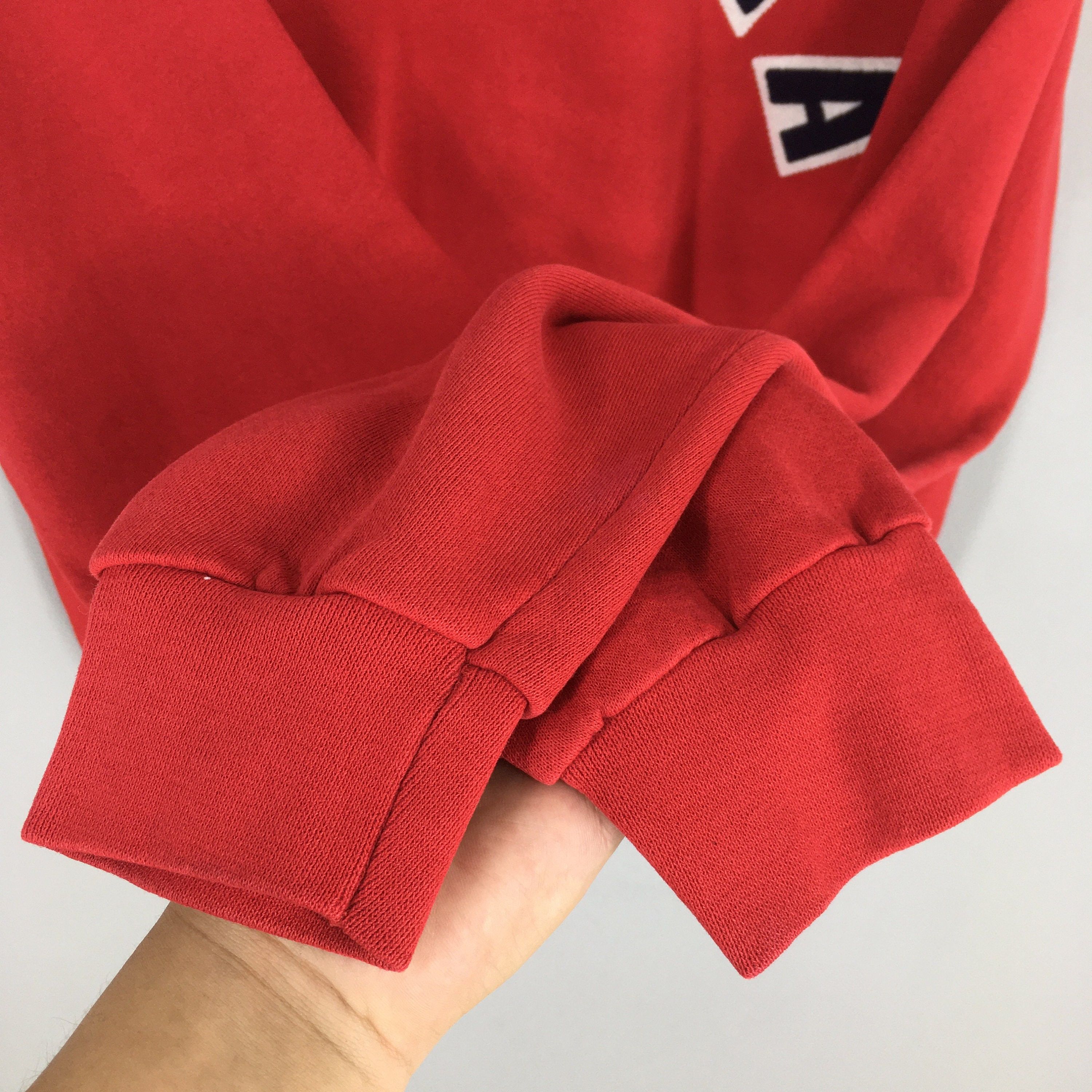 Vintage Vintage 90's Nebraska State Red Sweatshirts XLarge Size US XL / EU 56 / 4 - 4 Thumbnail