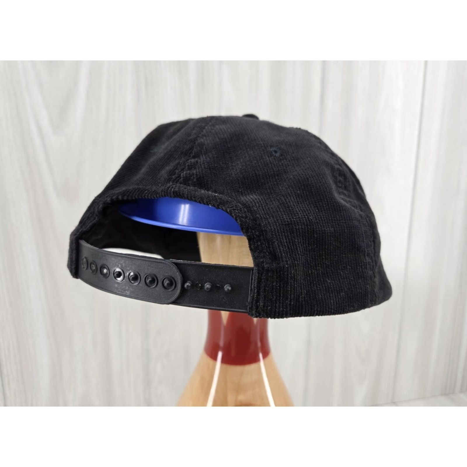 Vintage VINTAGE Leeds Northrup Trucker Hat Snapback Cap Black Cordury Mens Adjustable Cotton Polyester 80s Logo Patch Size ONE SIZE - 6 Thumbnail