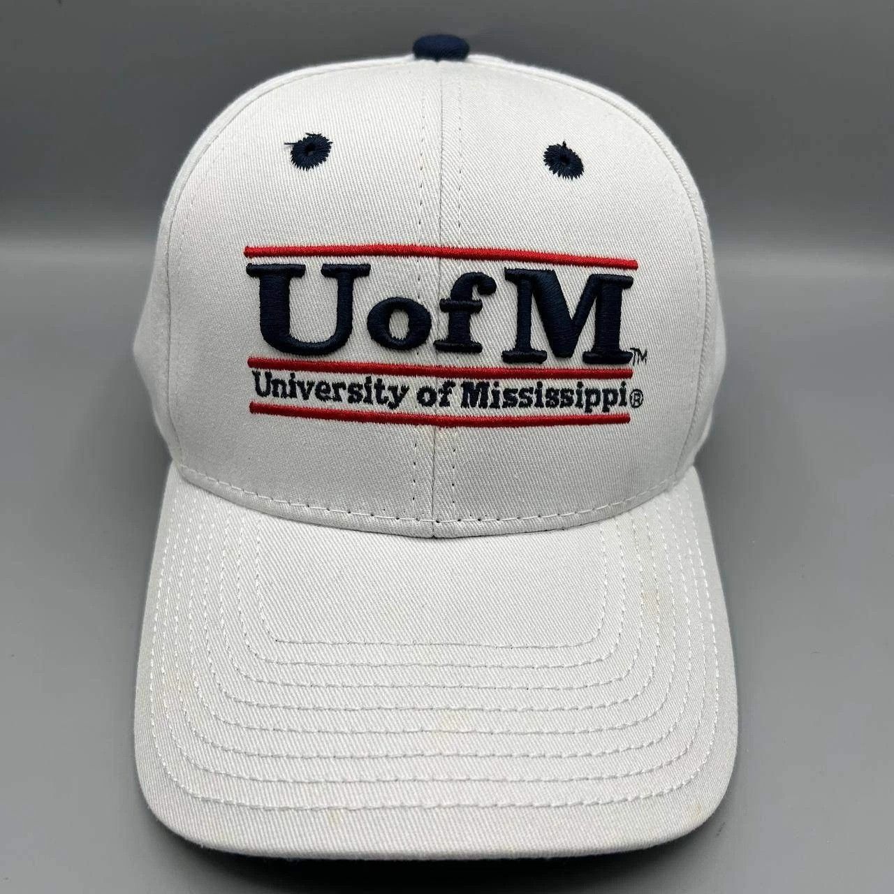 The Game Vintage Ole Miss Rebels Hat Men NCAA Snap Back Cotton Size ONE SIZE - 1 Thumbnail