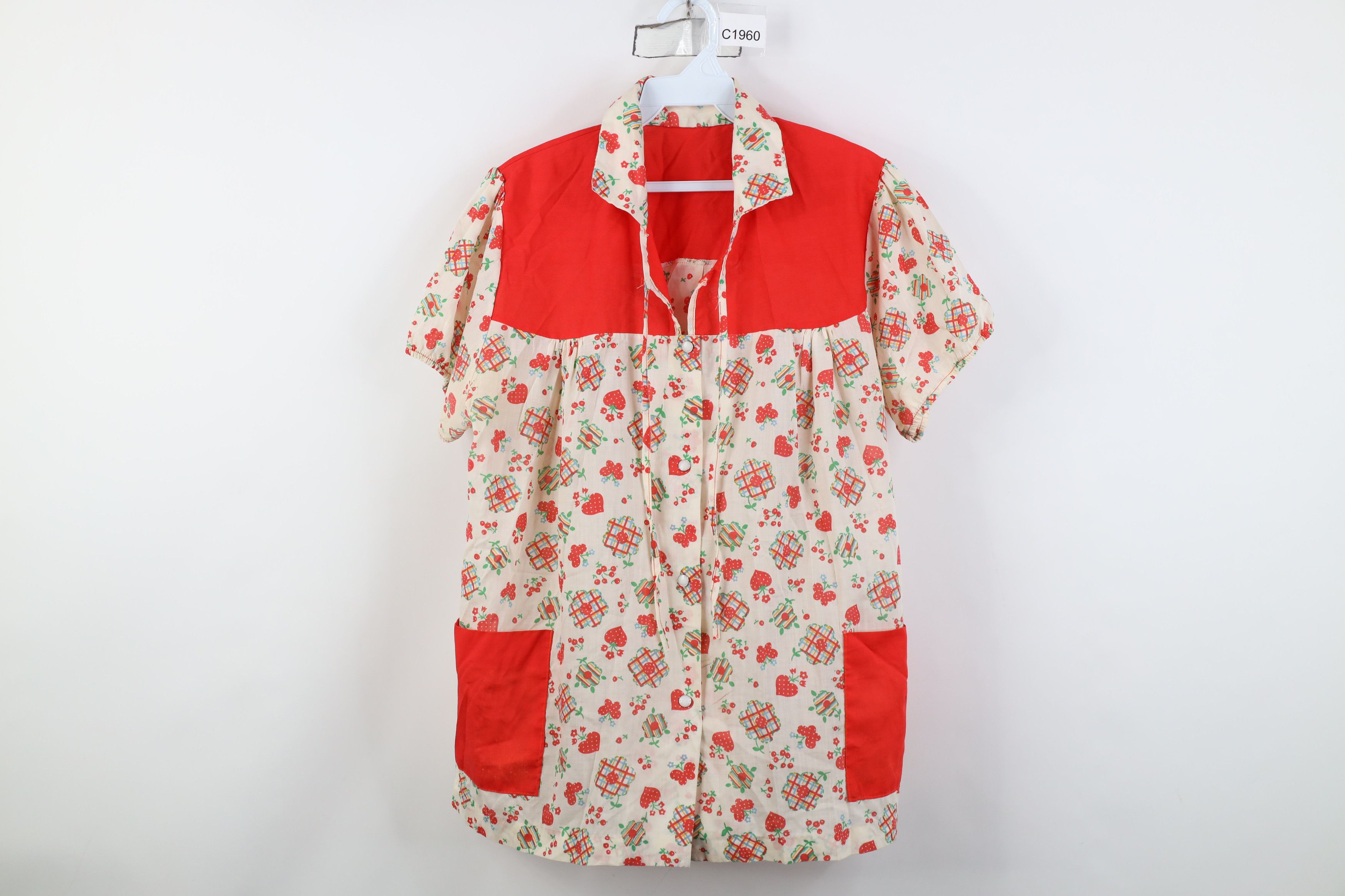 Vintage Vintage 70s Streetwear Flower Country Snap Button Shirt Size L / US 10 / IT 46 - 1 Thumbnail