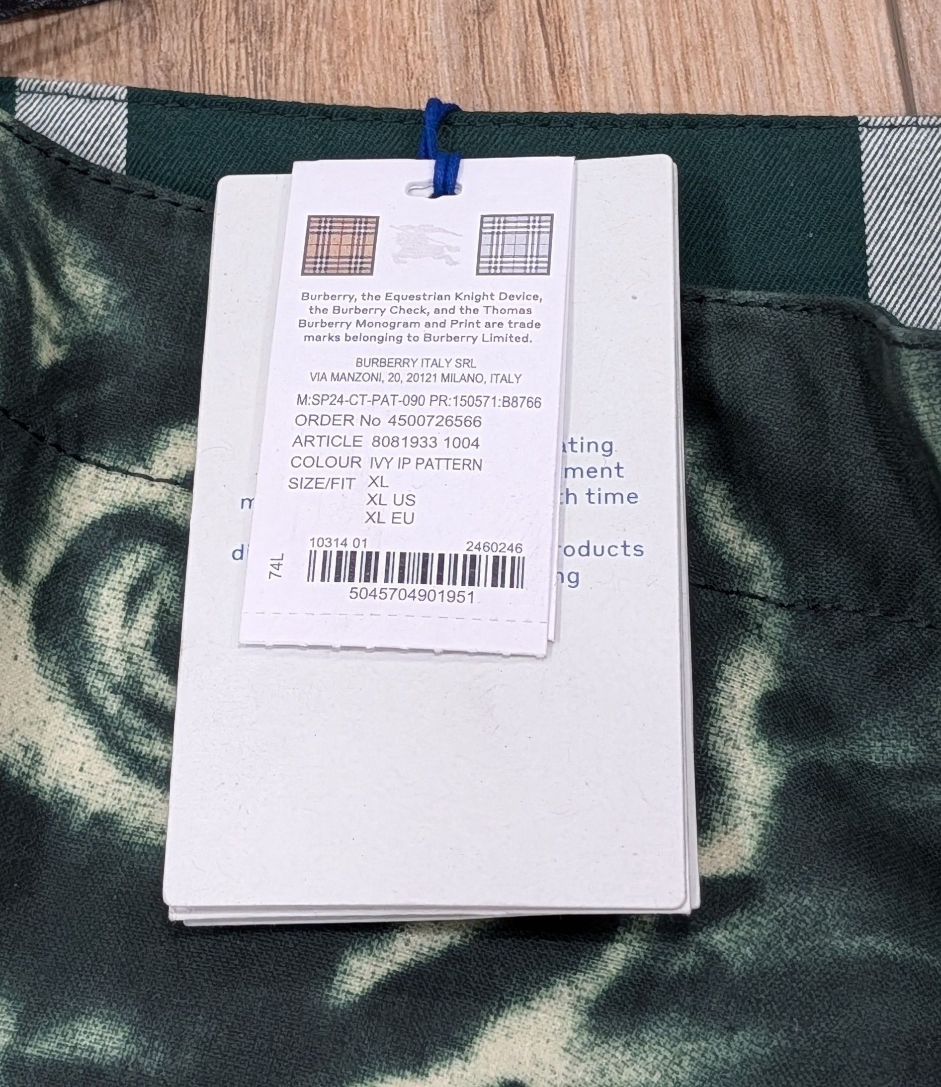 Burberry Burberry Rose Waxed Cotton Trousers Pants Ivy Green XL Size US 36 / EU 52 - 11 Thumbnail