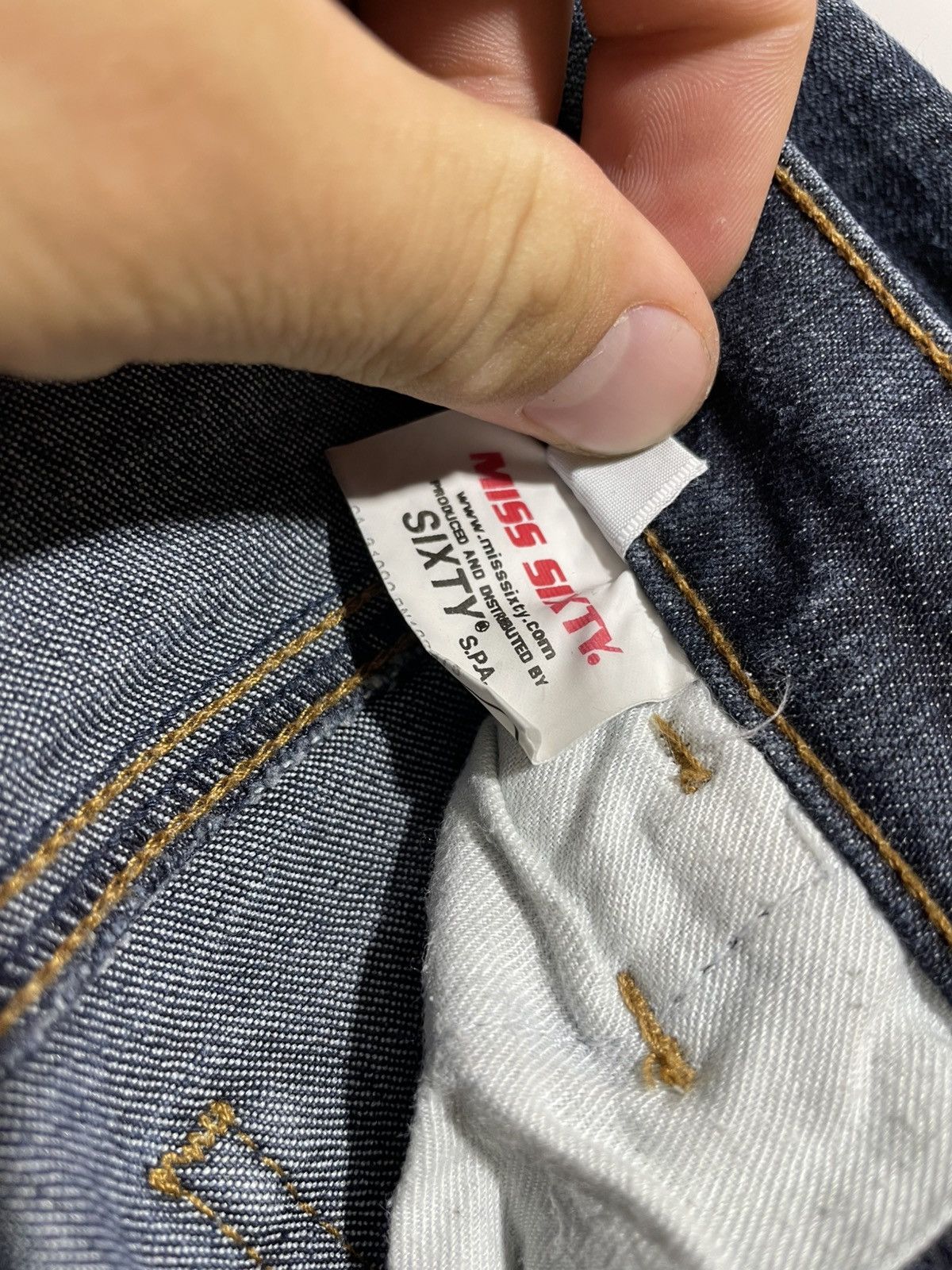 Other Rare Miss Sixty Low rise y2k blue denim jeans size28 Size 28" / US 6 / IT 42 - 13 Thumbnail