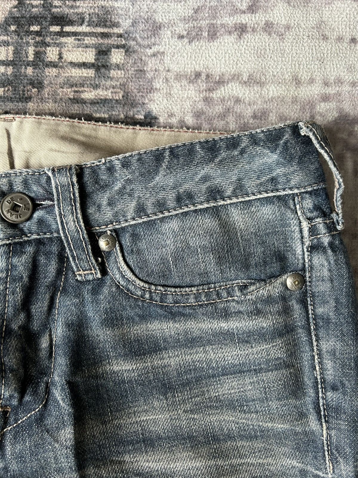 Marithe + Francois Girbaud MFG Flared Washed Jeans Size 27" / US 4 / IT 40 - 10 Thumbnail