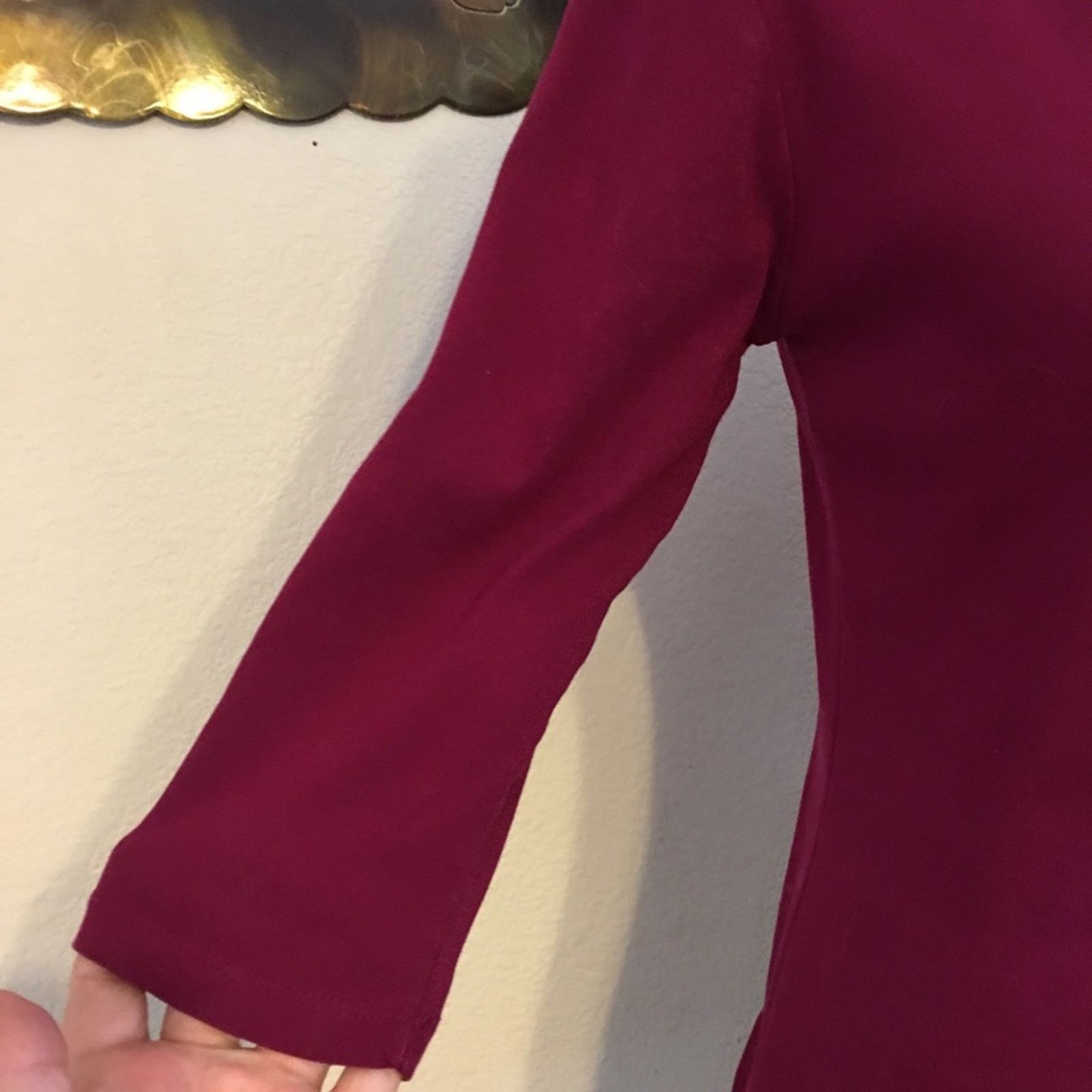 Other Mossimo raspberry 3/4 sleeve soft top S Size S / US 4 / IT 40 - 3 Thumbnail