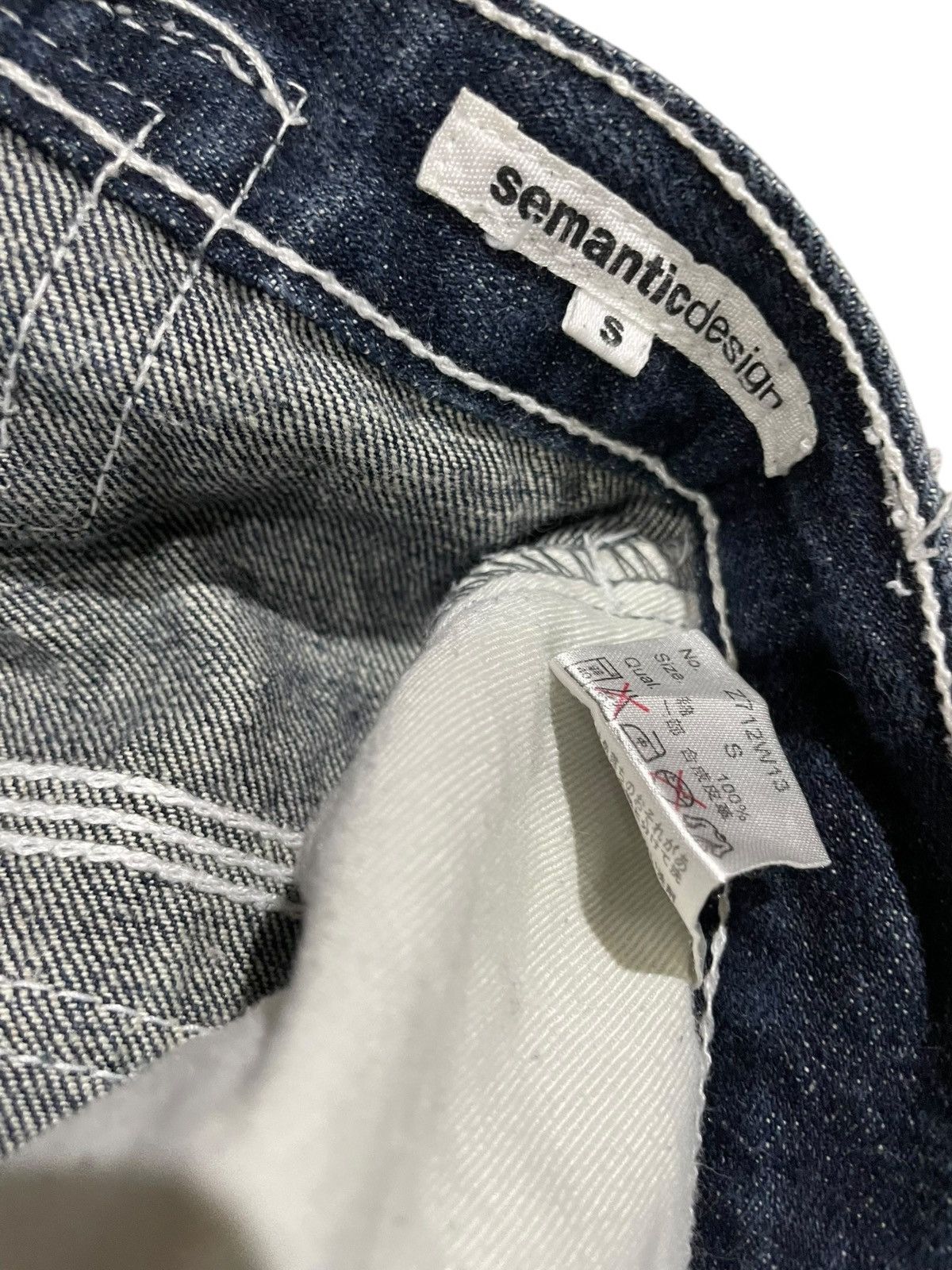 Le Grande Bleu (L.G.B.) Semantic Design Rockers Lowrise Jeans Size US 30 / EU 46 - 17 Thumbnail
