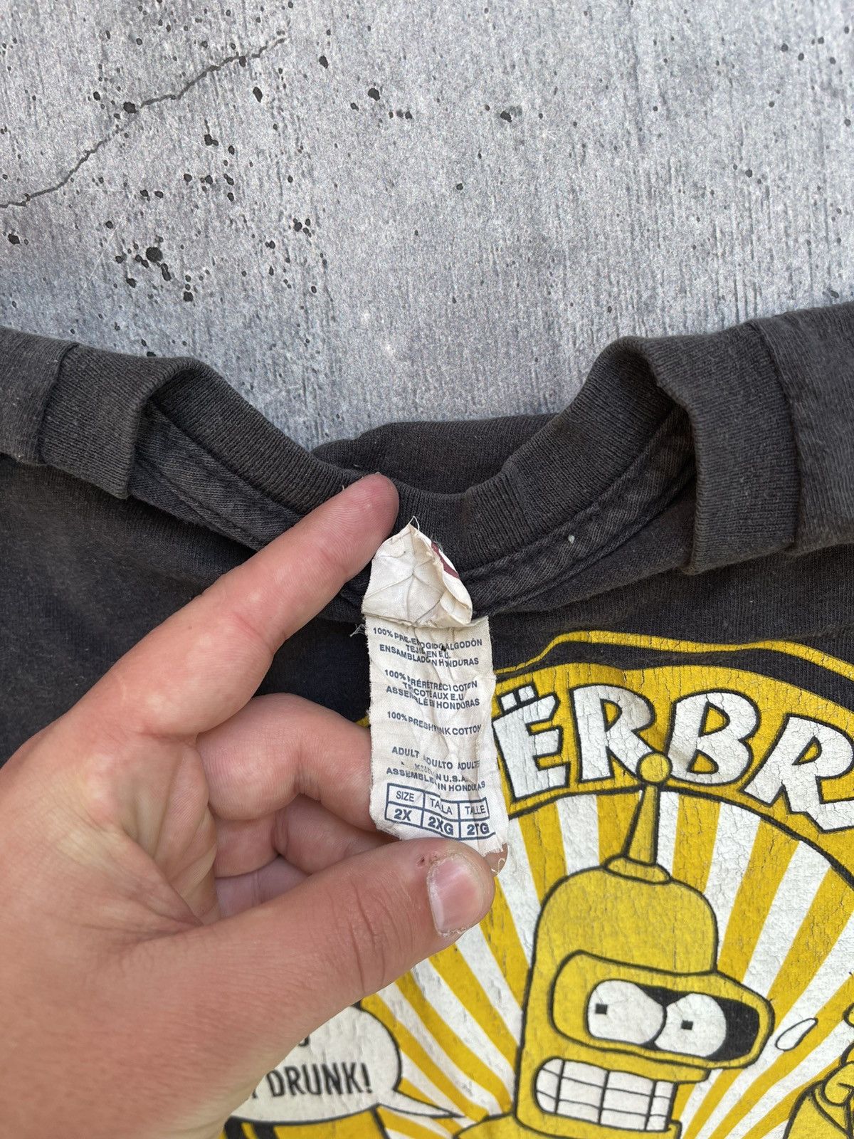 Cartoon Network × Vintage Vintage 2008 Futurama Bender Beer Tee Size US XL / EU 56 / 4 - 5 Thumbnail