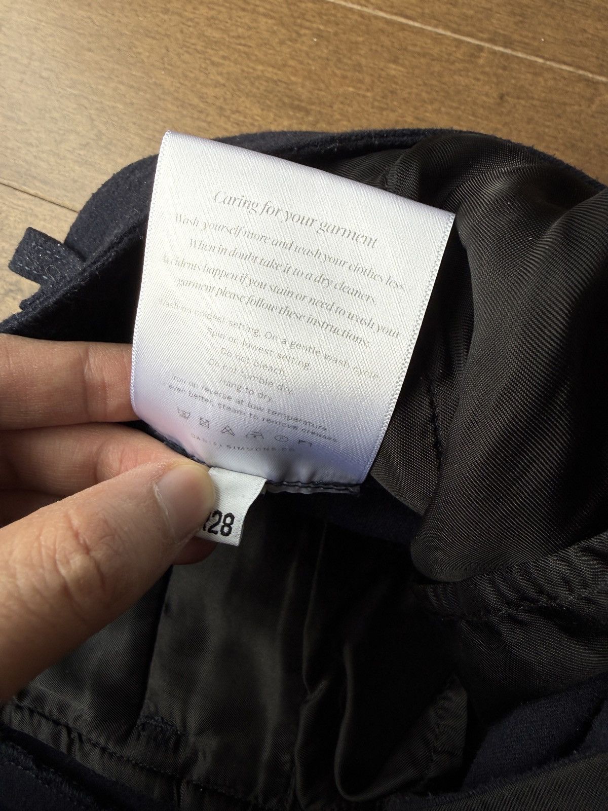 Daniel Simmons Daniel Simmons - Deep Navy Soft Handle Essential Trousers Size US 28 / EU 44 - 5 Thumbnail