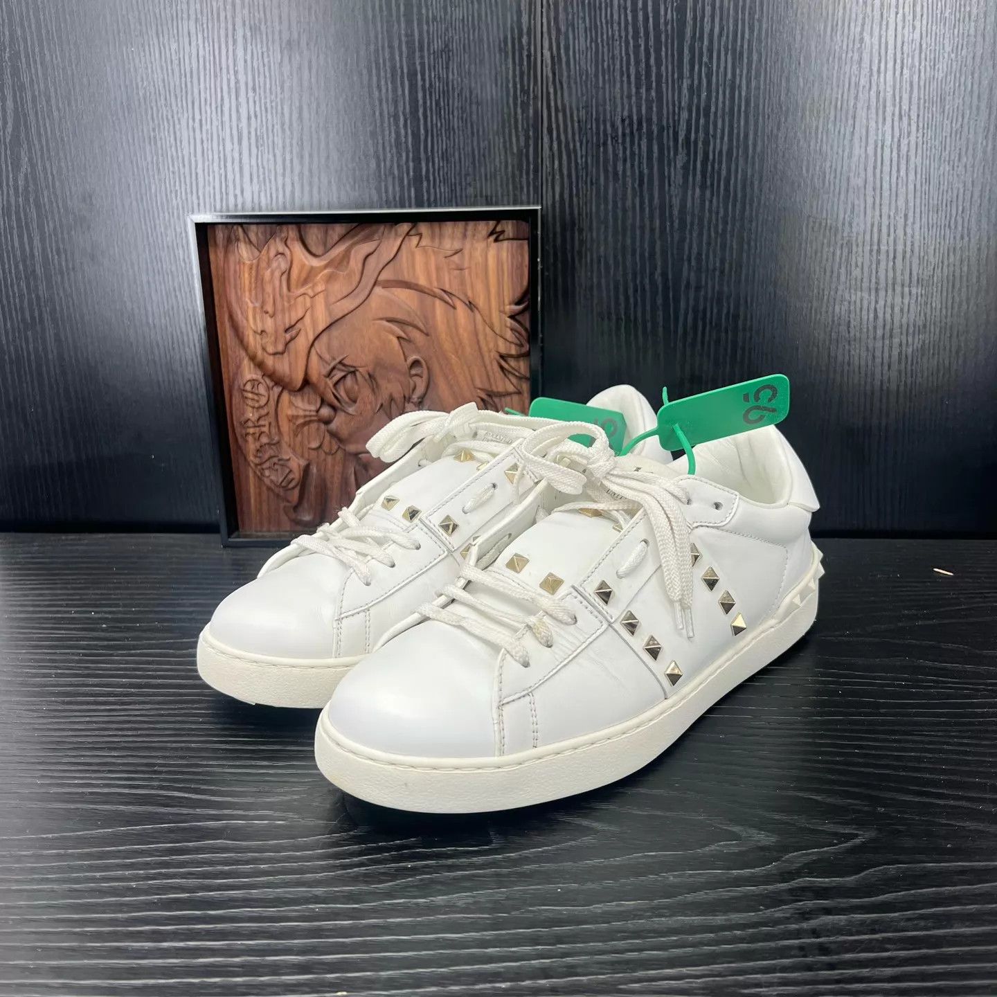 Valentino Valentino Rockstud White Studs 43 New Size US 10 / EU 43 - 1 Thumbnail