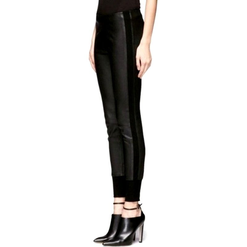 Vince Vince Black Leather Pants | Size XS Size 26" / US 2 / IT 38 - 7 Thumbnail